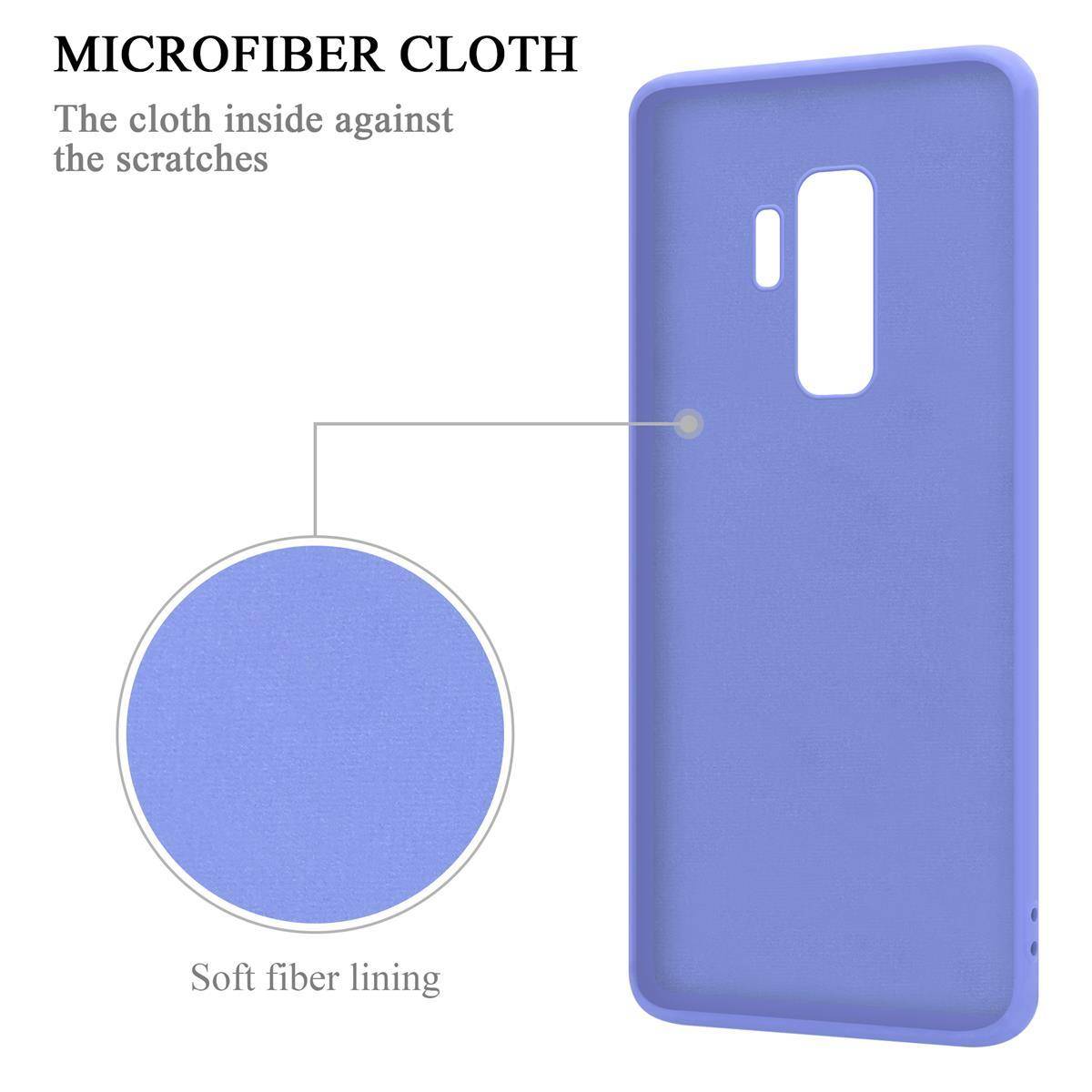 Cadorabo Hülle für Samsung Galaxy S9 PLUS Schutz Hülle in Lila Handyhülle TPU Etui Case Cover