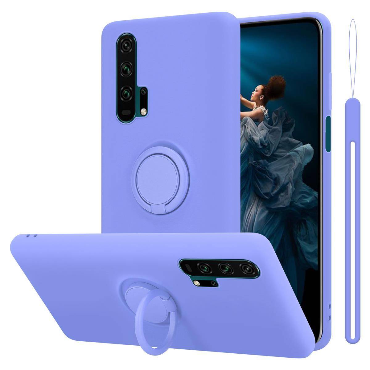 Cadorabo Hülle für Honor 20 PRO Schutz Hülle in Lila Handyhülle TPU Etui Case Cover