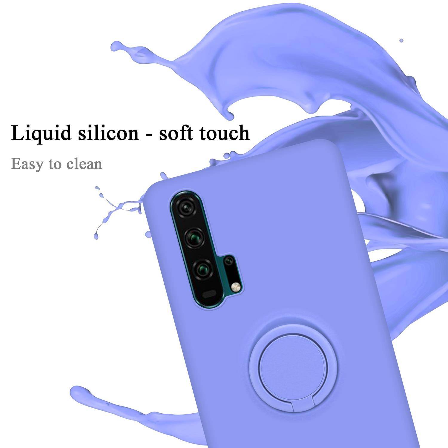 Cadorabo Hülle für Honor 20 PRO Schutz Hülle in Lila Handyhülle TPU Etui Case Cover