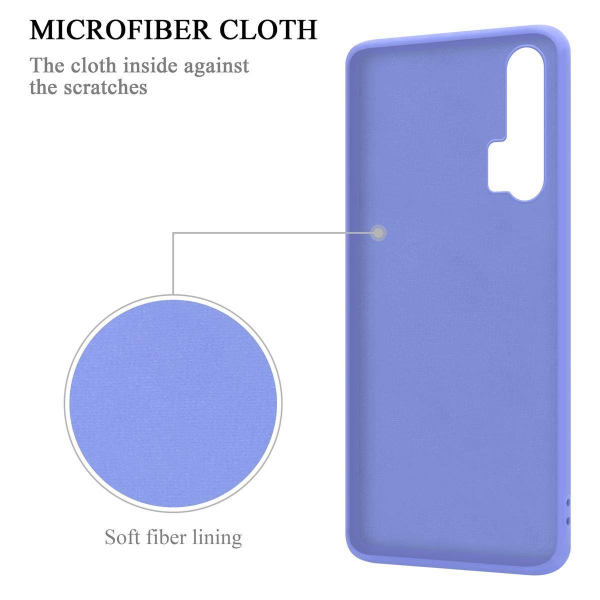 Cadorabo Hülle für Honor 20 PRO Schutz Hülle in Lila Handyhülle TPU Etui Case Cover