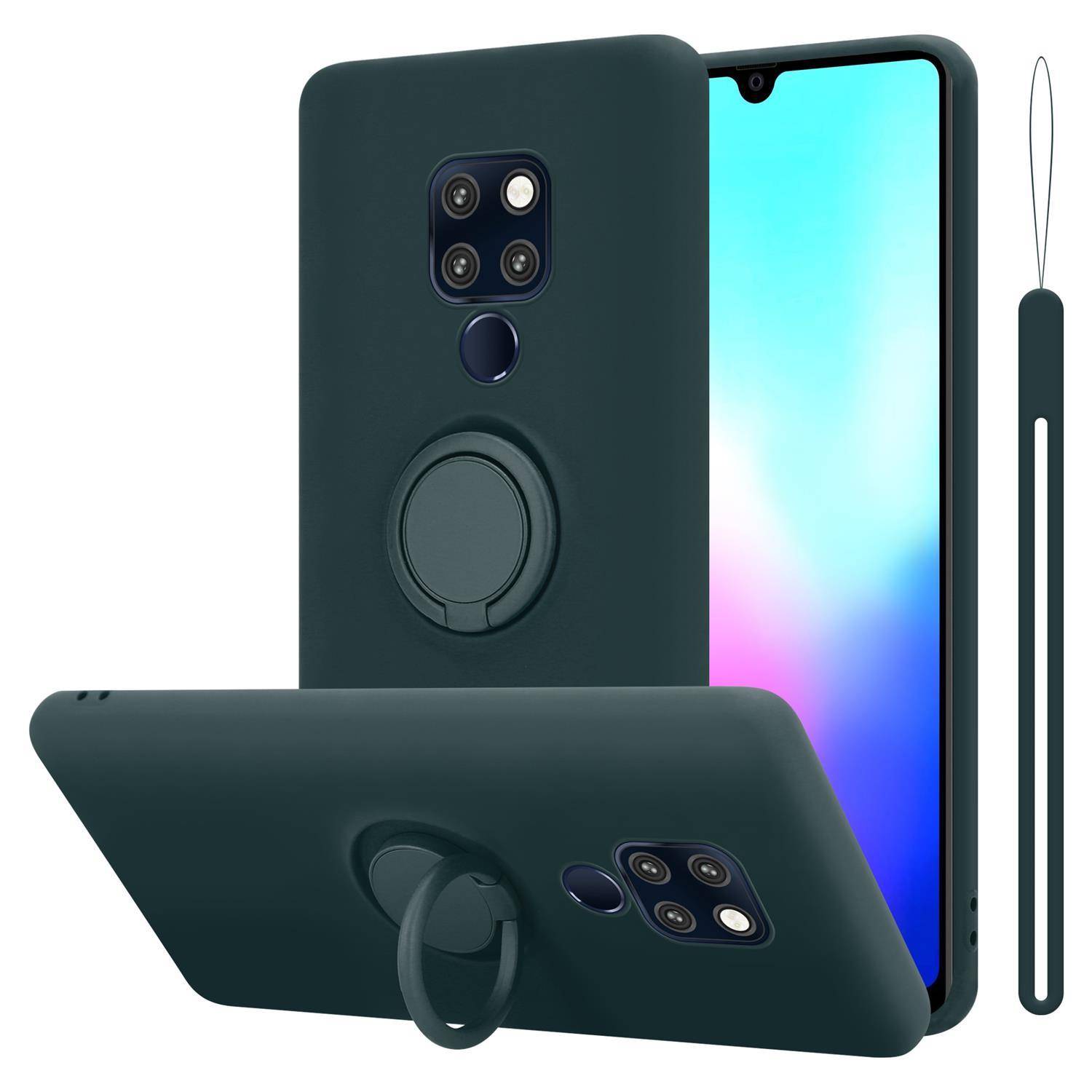 Cadorabo Hülle für Huawei MATE 20 Schutz Hülle in Grün Handyhülle TPU Etui Case Cover