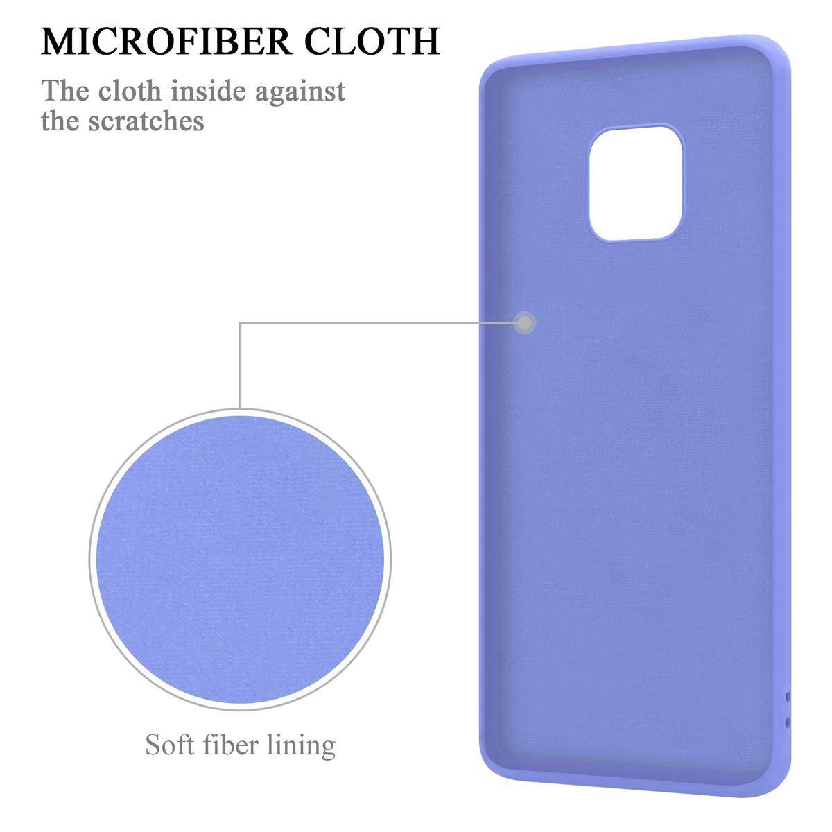 Cadorabo Hülle für Huawei MATE 20 PRO Schutz Hülle in Lila Handyhülle TPU Etui Case Cover