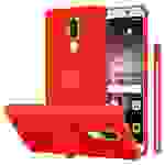 Cadorabo Hülle für Huawei MATE 9 Schutz Hülle in Rot Handyhülle TPU Etui Case Cover
