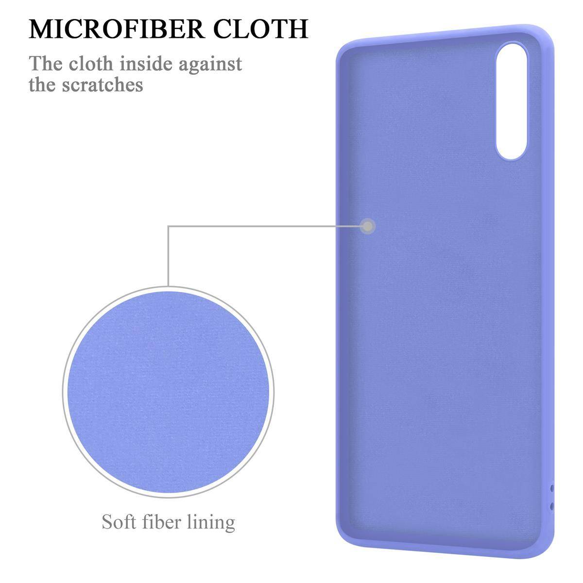 Cadorabo Hülle für Huawei P20 Schutz Hülle in Lila Handyhülle TPU Etui Case Cover