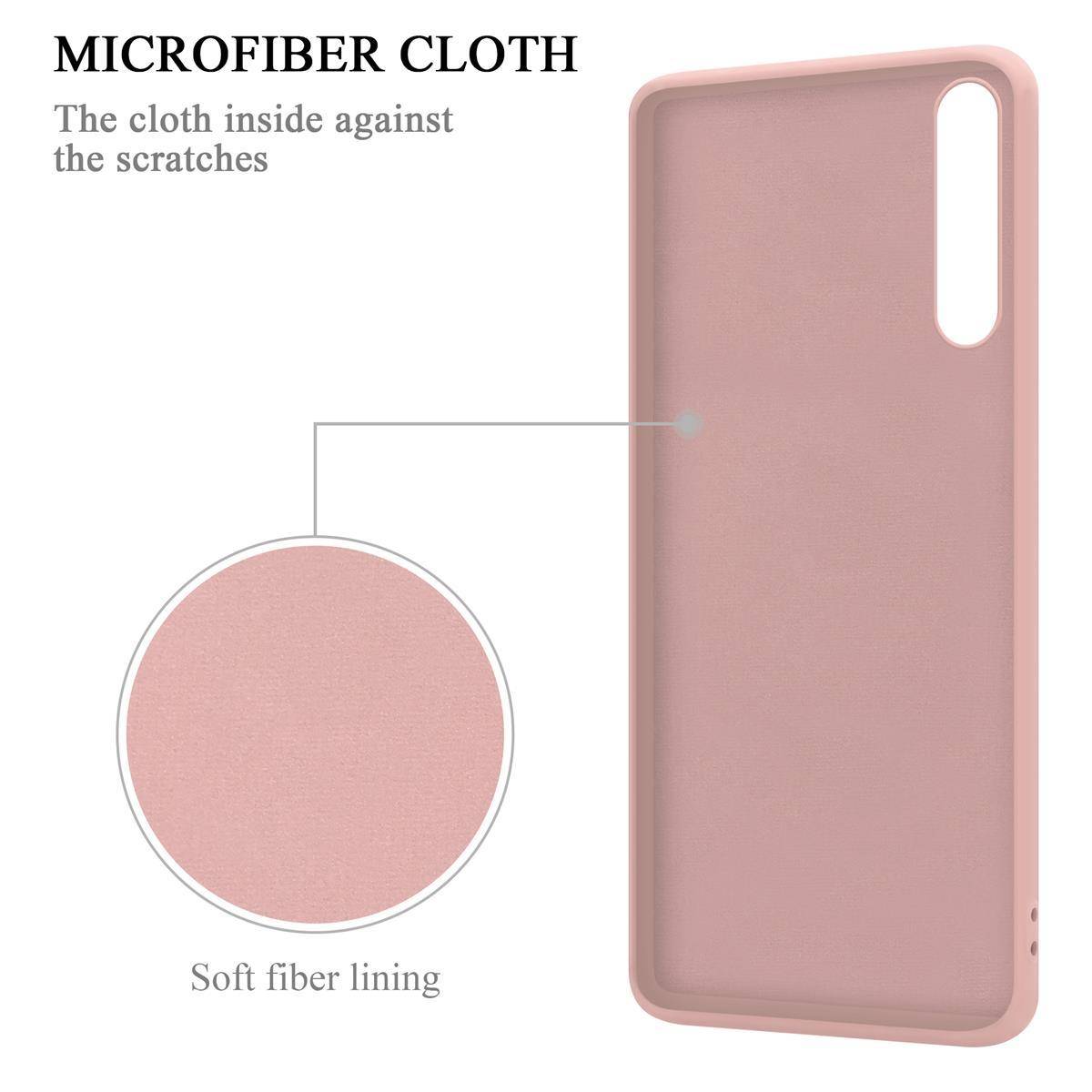 Cadorabo Hülle für Huawei P20 PRO / P20 PLUS Schutz Hülle in Rosa Handyhülle TPU Etui Case Cover