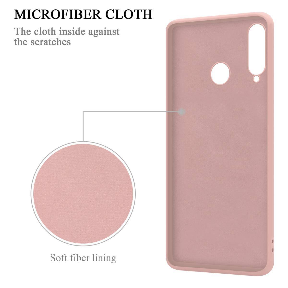 Cadorabo Hülle für Huawei P30 LITE Schutz Hülle in Rosa Handyhülle TPU Etui Case Cover