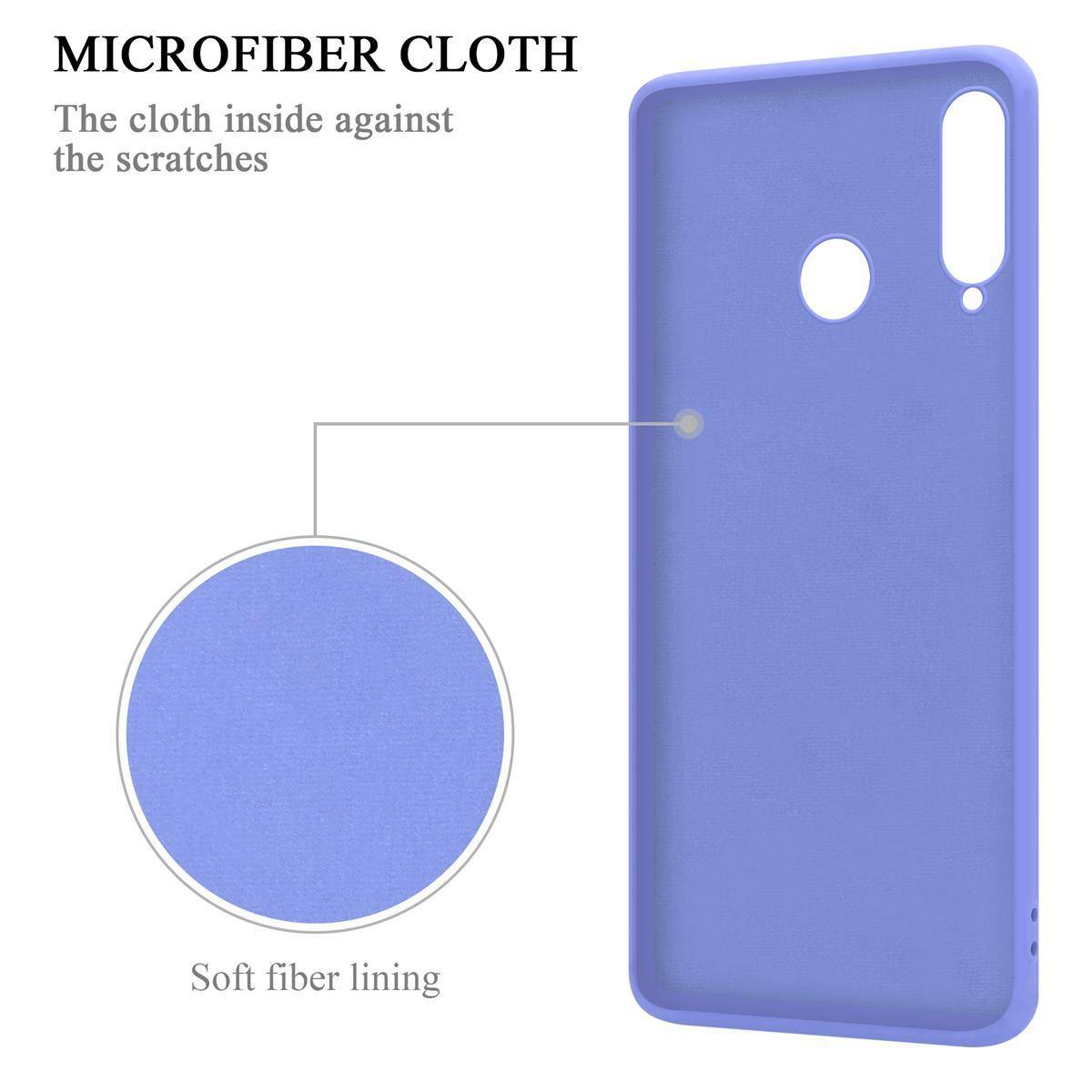 Cadorabo Hülle für Huawei P30 LITE Schutz Hülle in Lila Handyhülle TPU Etui Case Cover