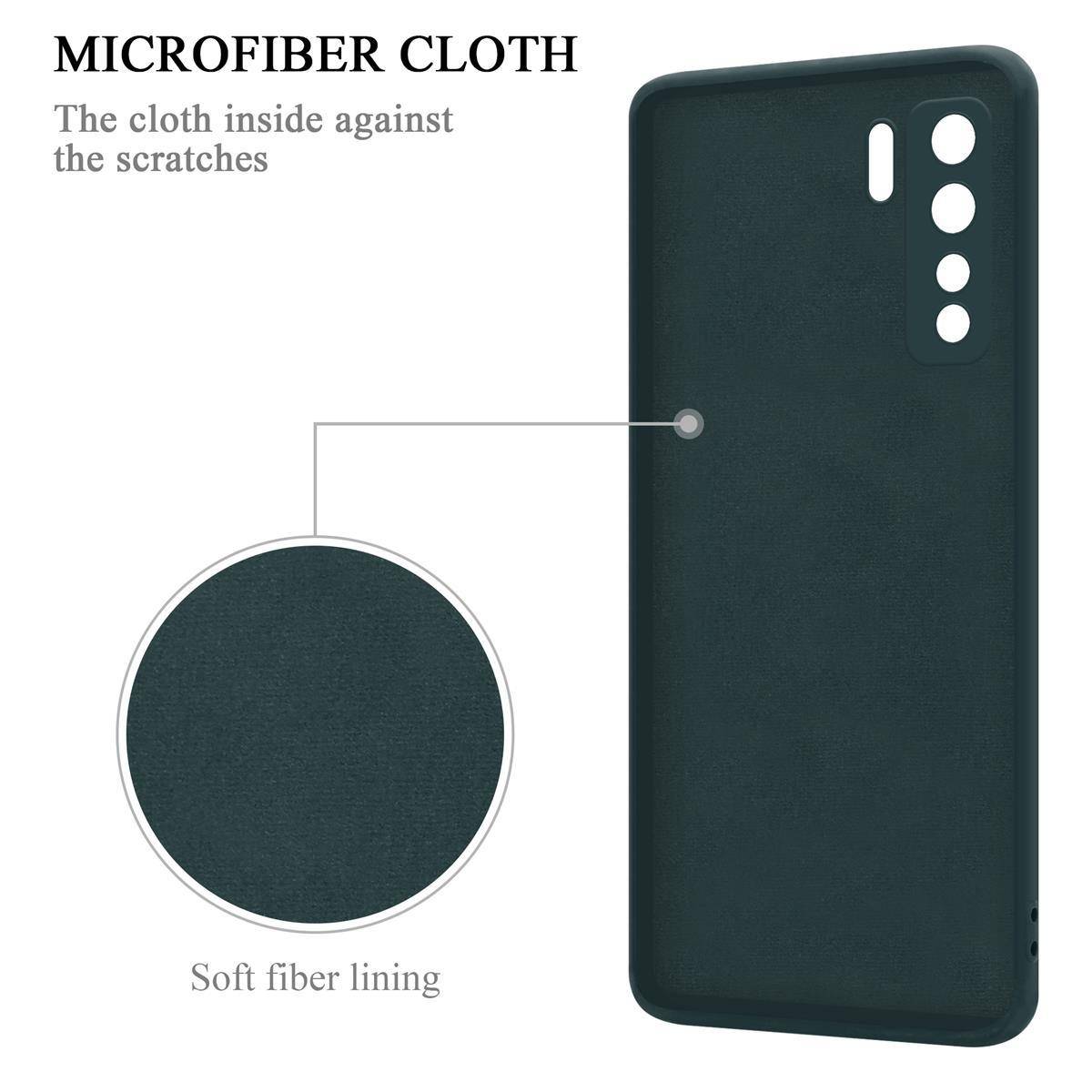 Cadorabo Hülle für Huawei NOVA 6 SE / P40 LITE / NOVA 7i Schutz Hülle in Grün Handyhülle TPU Etui Case Cover