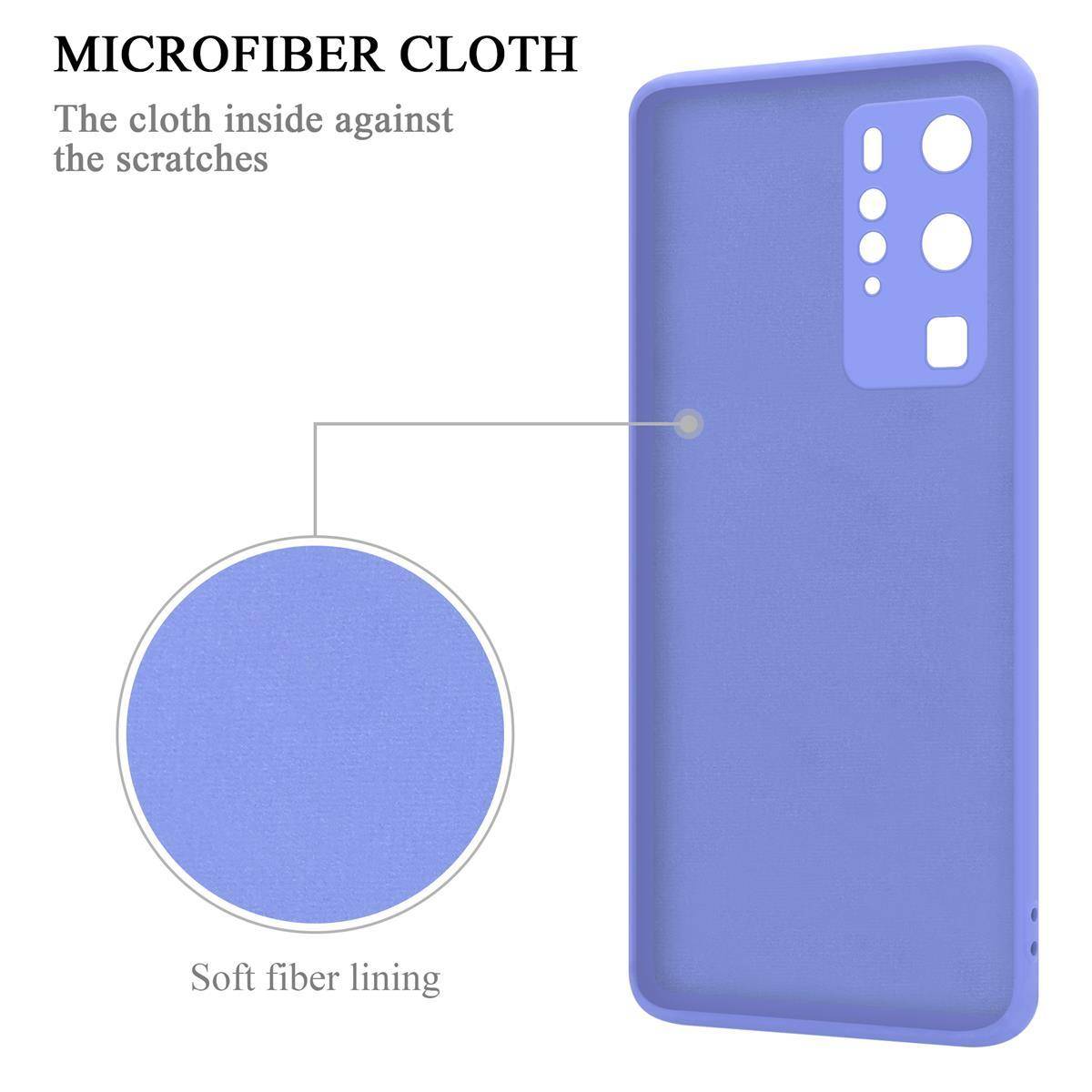 Cadorabo Hülle für Huawei P40 PRO / P40 PRO+ Schutz Hülle in Lila Handyhülle TPU Etui Case Cover
