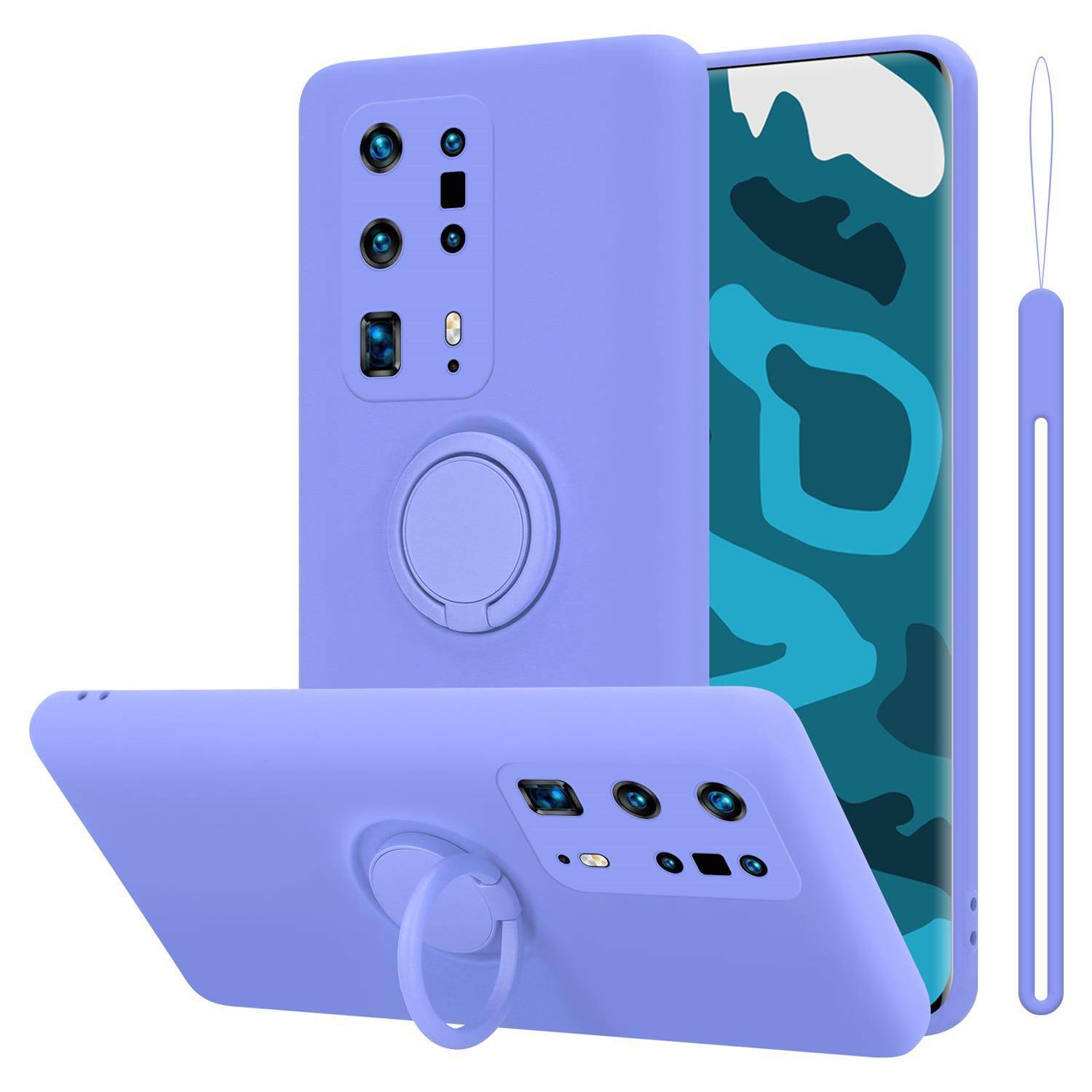 Cadorabo Hülle für Huawei P40 PRO / P40 PRO+ Schutz Hülle in Lila Handyhülle TPU Etui Case Cover