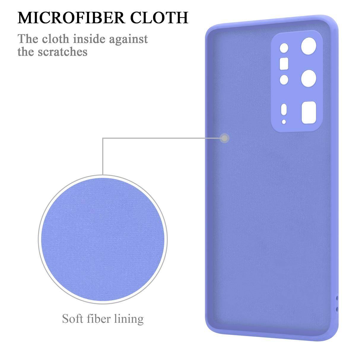 Cadorabo Hülle für Huawei P40 PRO / P40 PRO+ Schutz Hülle in Lila Handyhülle TPU Etui Case Cover