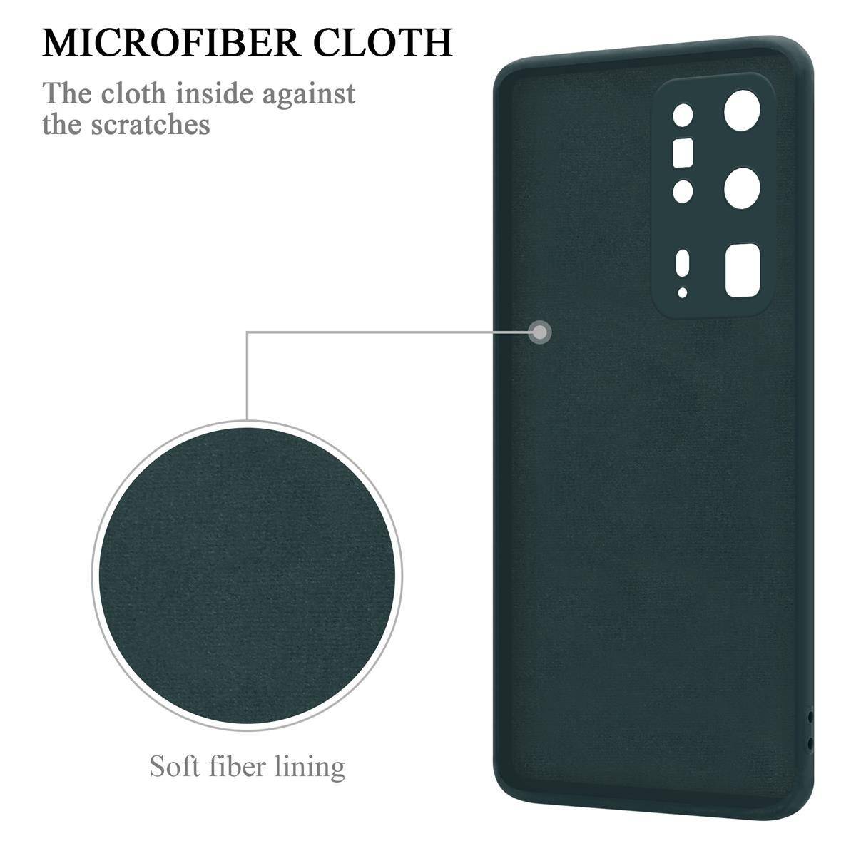 Cadorabo Hülle für Huawei P40 PRO / P40 PRO+ Schutz Hülle in Grün Handyhülle TPU Etui Case Cover