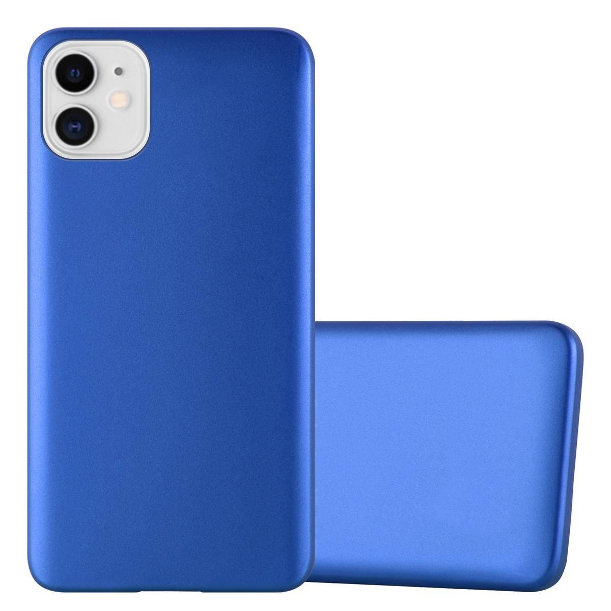 Cadorabo Schutzhülle für Apple iPhone 11 Hülle in Blau Handyhülle TPU Silikon Etui Cover Case