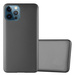 Cadorabo Schutzhülle für Apple iPhone 12 PRO MAX Hülle in Grau Handyhülle TPU Silikon Etui Cover Case