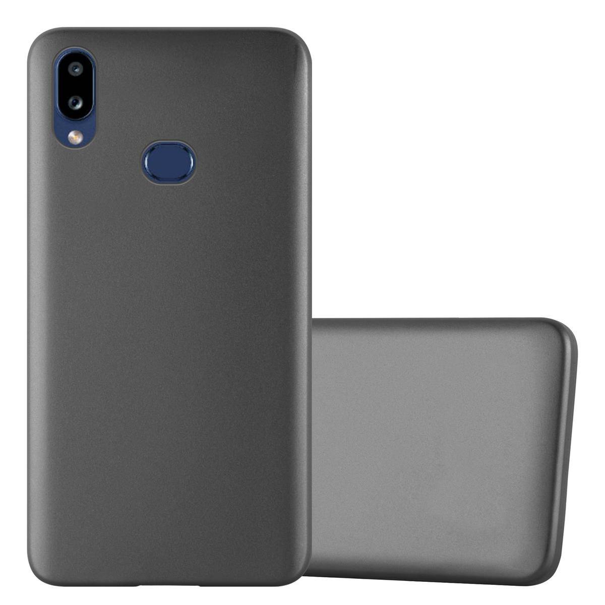 Cadorabo Schutzhülle für Samsung Galaxy A10s / M01s Hülle in Grau Handyhülle TPU Silikon Etui Cover Case