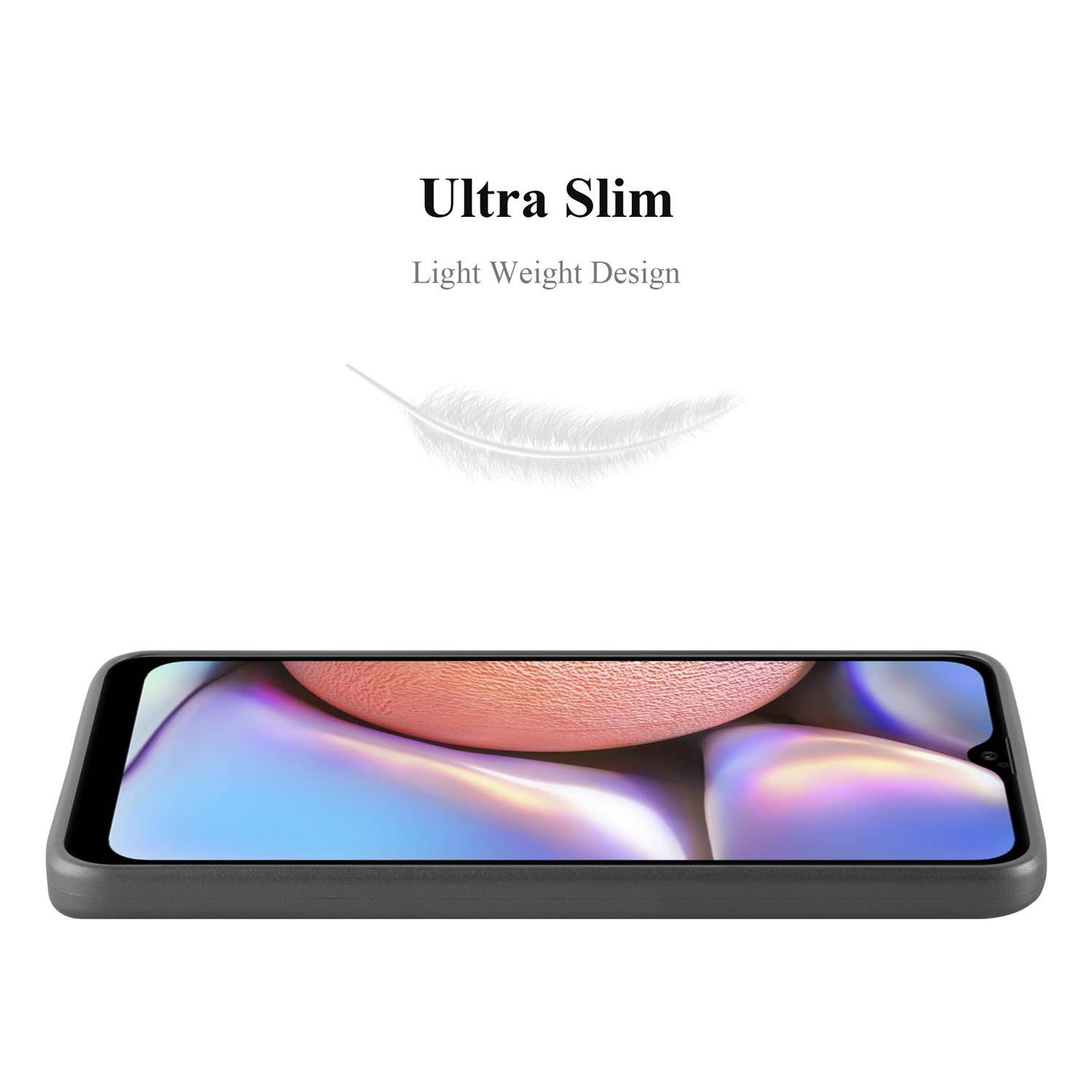 Cadorabo Schutzhülle für Samsung Galaxy A10s / M01s Hülle in Grau Handyhülle TPU Silikon Etui Cover Case