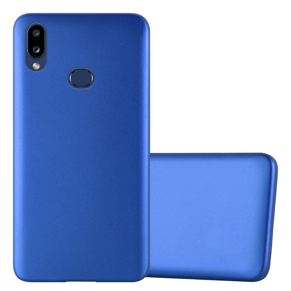 Cadorabo Schutzhülle für Samsung Galaxy A10s / M01s Hülle in Blau Handyhülle TPU Silikon Etui Cover Case