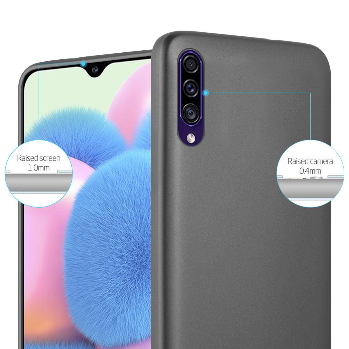 Cadorabo Schutzhülle für Samsung Galaxy A50 4G / A50s / A30s Hülle in Grau Handyhülle TPU Silikon Etui Cover Case