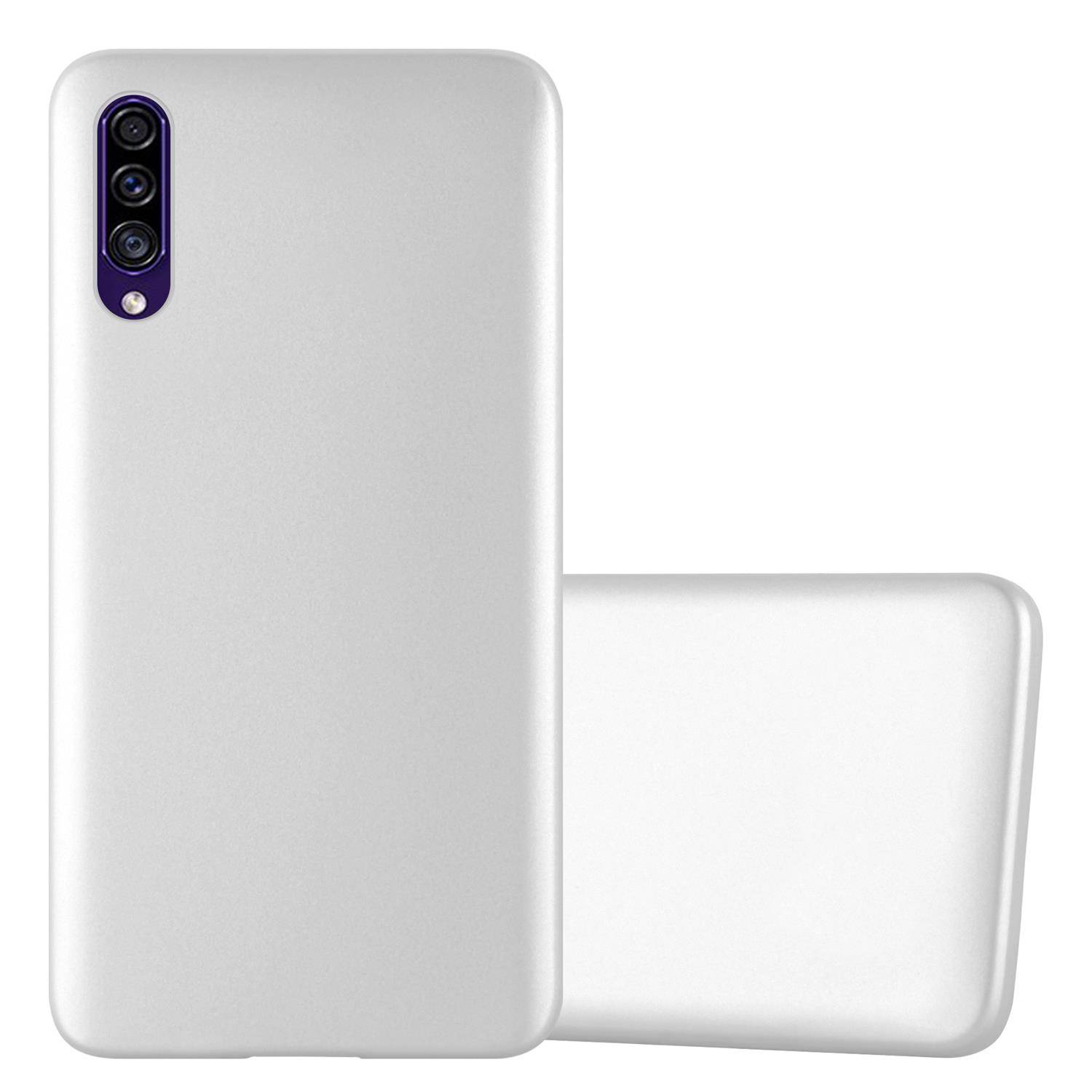 Cadorabo Schutzhülle für Samsung Galaxy A50 4G / A50s / A30s Hülle in Silber Handyhülle TPU Silikon Etui Cover Case