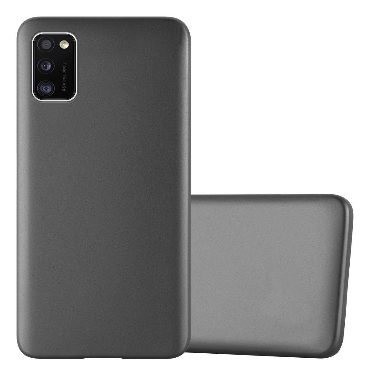 Cadorabo Schutzhülle für Samsung Galaxy A41 Hülle in Grau Handyhülle TPU Silikon Etui Cover Case