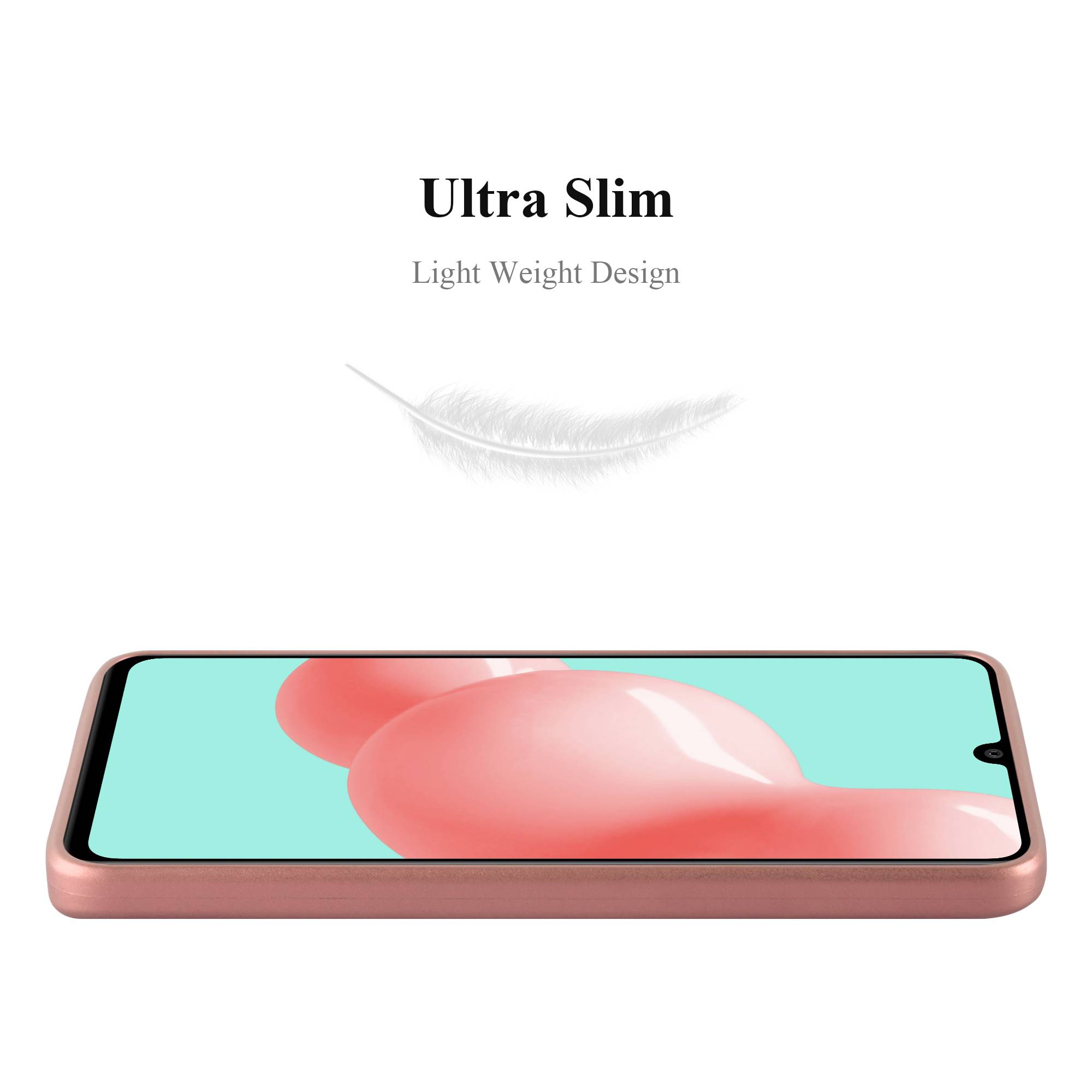 Cadorabo Schutzhülle für Samsung Galaxy A41 Hülle in Rosa Handyhülle TPU Silikon Etui Cover Case