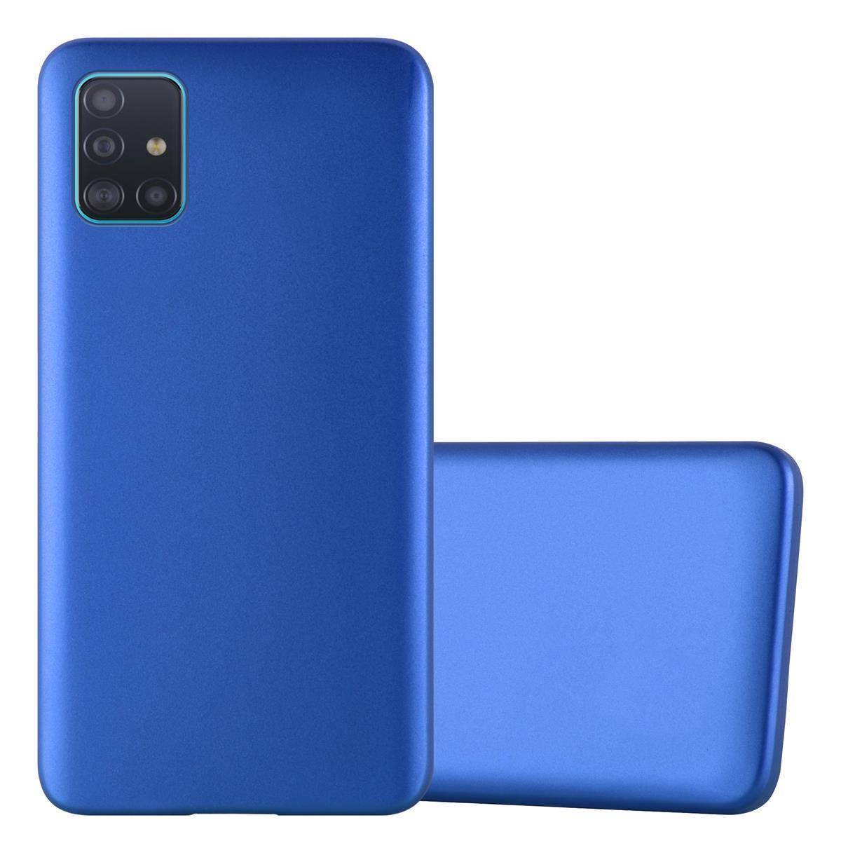 Cadorabo Schutzhülle für Samsung Galaxy A51 4G / M40s Hülle in Blau Handyhülle TPU Silikon Etui Cover Case