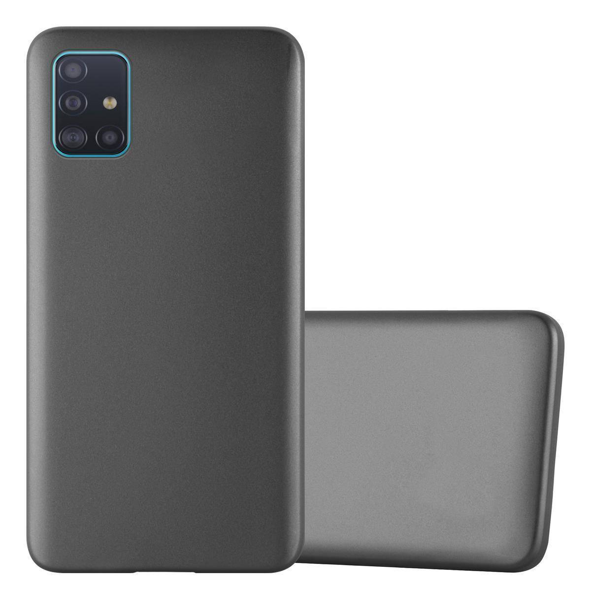 Cadorabo Schutzhülle für Samsung Galaxy A51 5G Hülle in Grau Handyhülle TPU Silikon Etui Cover Case