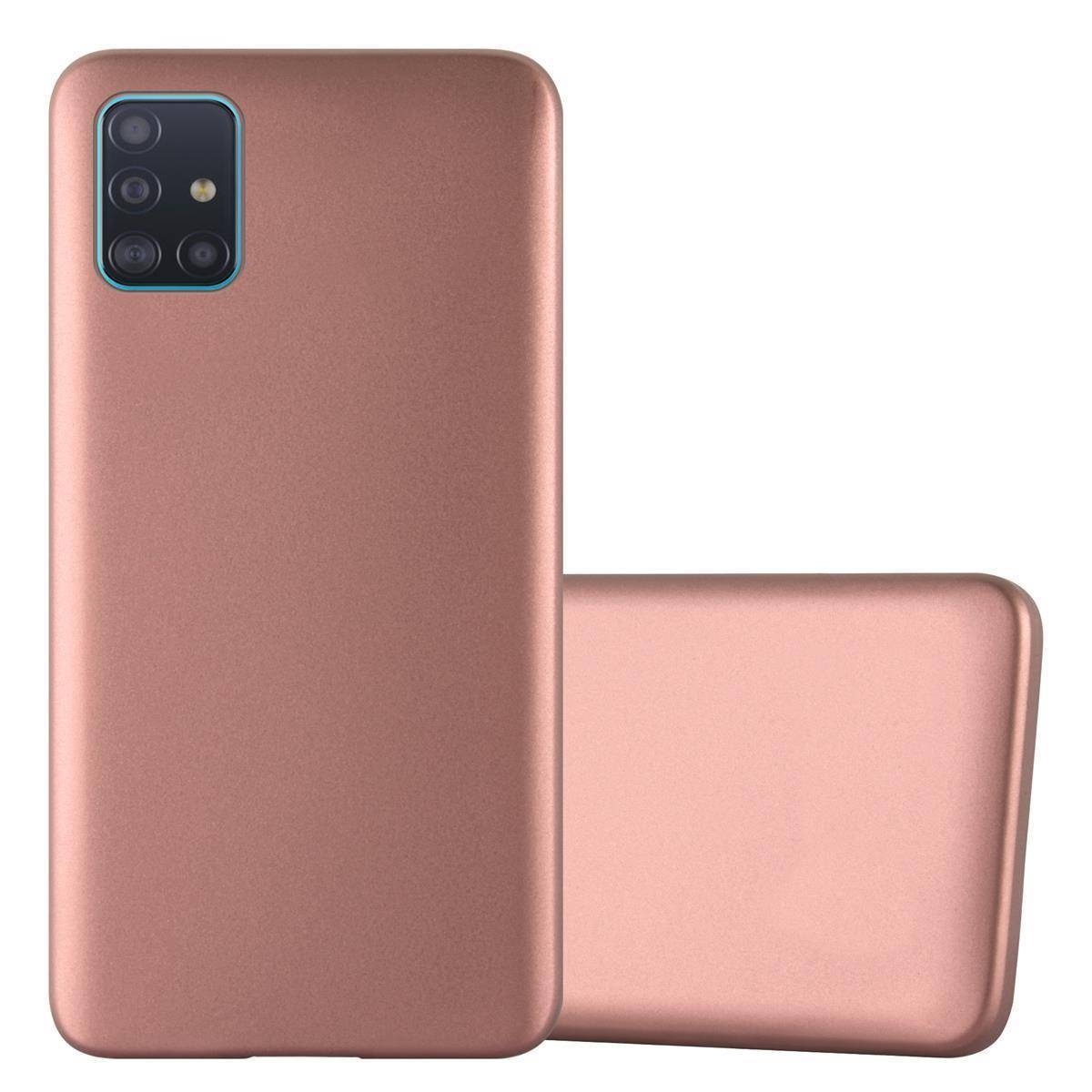 Cadorabo Schutzhülle für Samsung Galaxy A71 5G Hülle in Rosa Handyhülle TPU Silikon Etui Cover Case