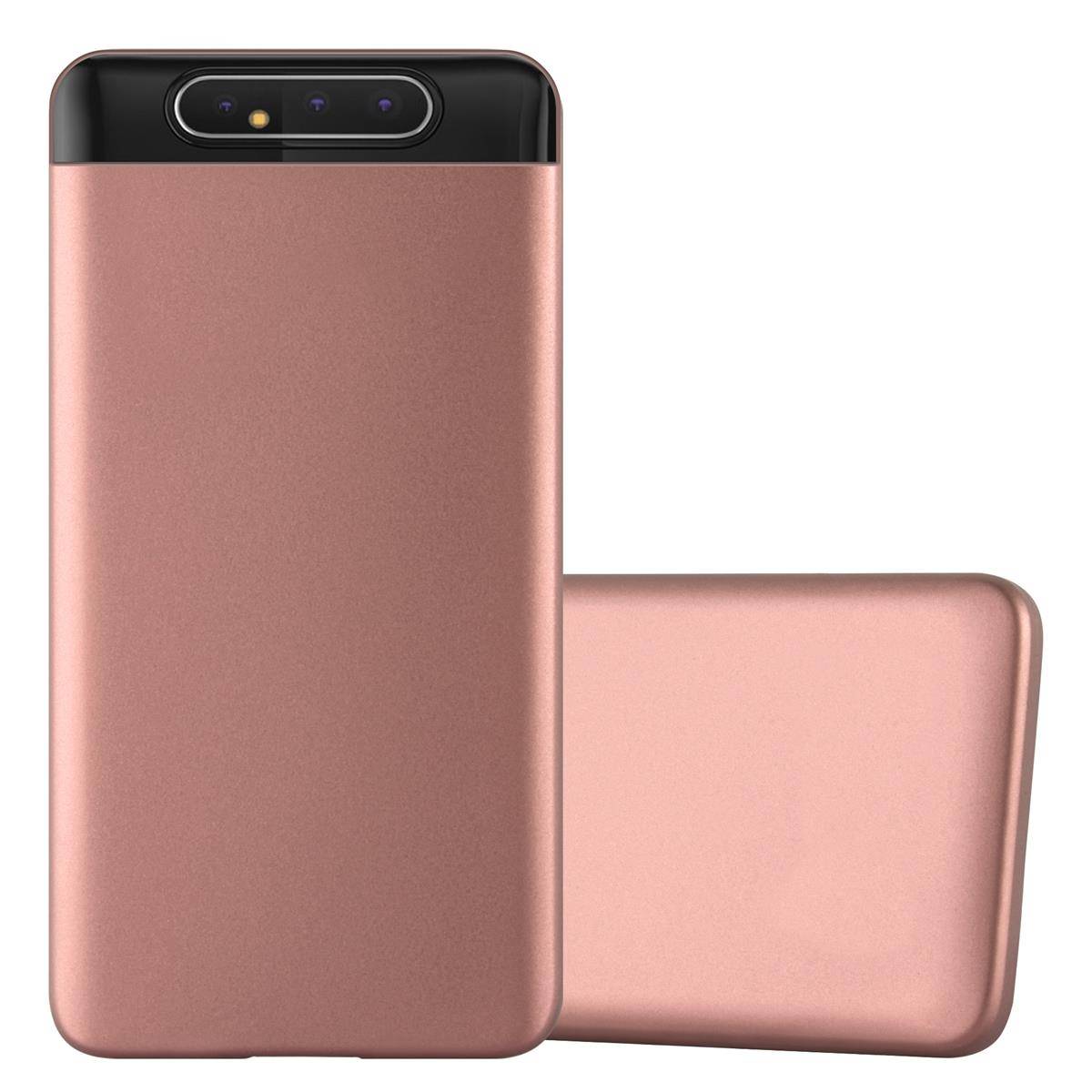 Cadorabo Schutzhülle für Samsung Galaxy A80 / A90 4G Hülle in Rosa Handyhülle TPU Silikon Etui Cover Case