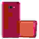 Cadorabo Schutzhülle für Samsung Galaxy J4 PLUS Hülle in Rot Handyhülle TPU Silikon Etui Cover Case