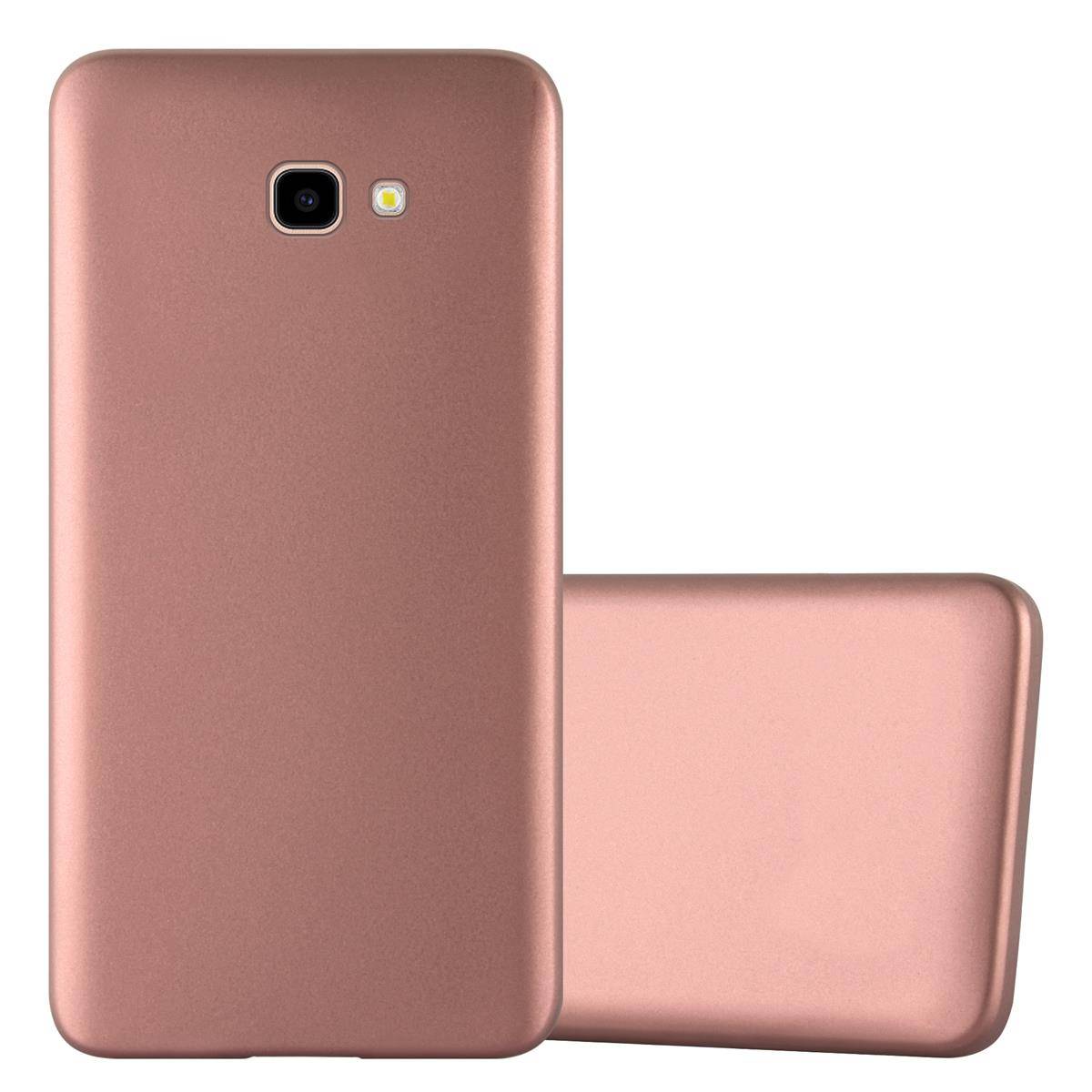 Cadorabo Schutzhülle für Samsung Galaxy J4 PLUS Hülle in Rosa Handyhülle TPU Silikon Etui Cover Case