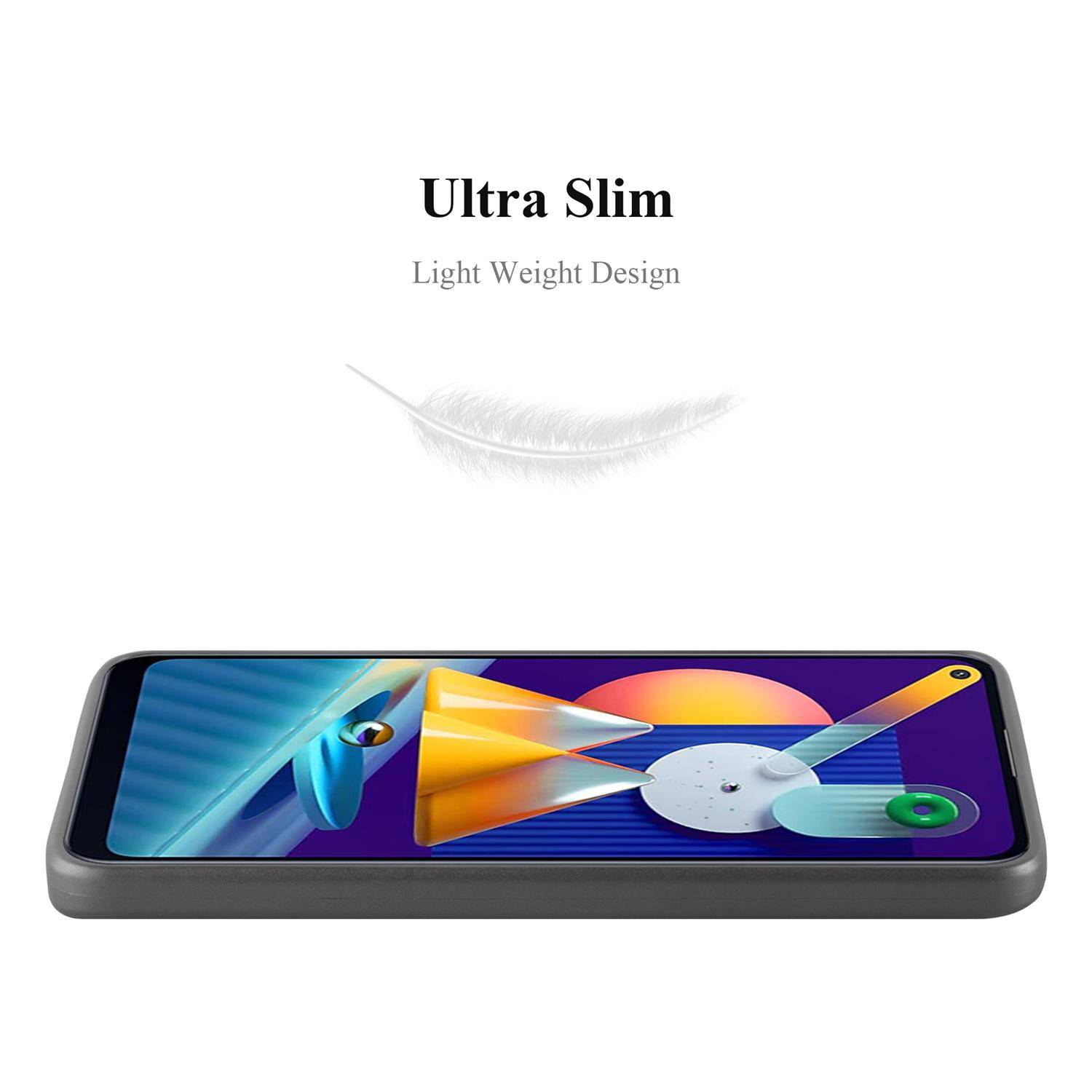 Cadorabo Schutzhülle für Samsung Galaxy A11 / M11 Hülle in Grau Handyhülle TPU Silikon Etui Cover Case