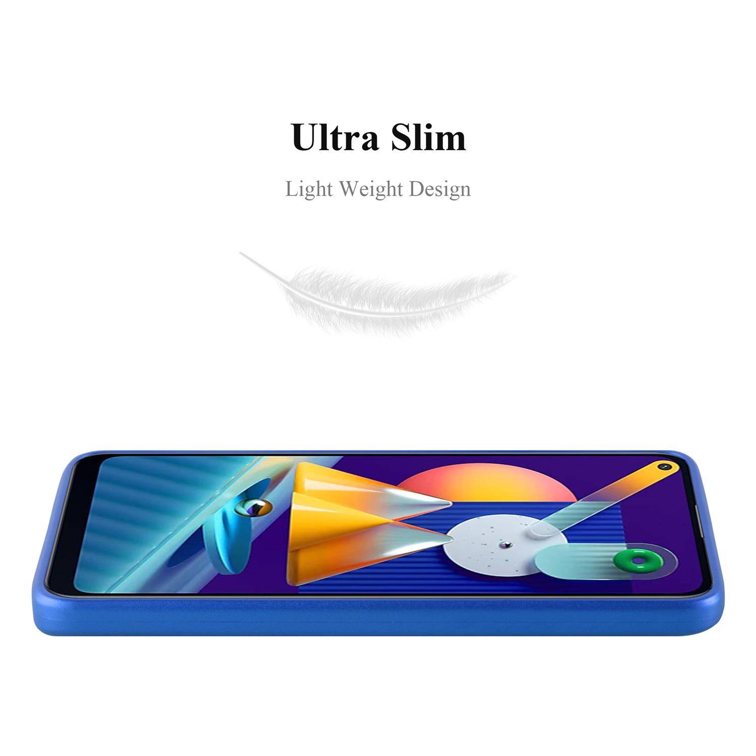 Cadorabo Schutzhülle für Samsung Galaxy A11 / M11 Hülle in Blau Handyhülle TPU Silikon Etui Cover Case