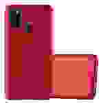Cadorabo Schutzhülle für Samsung Galaxy M21 / M30s Hülle in Rot Handyhülle TPU Silikon Etui Cover Case