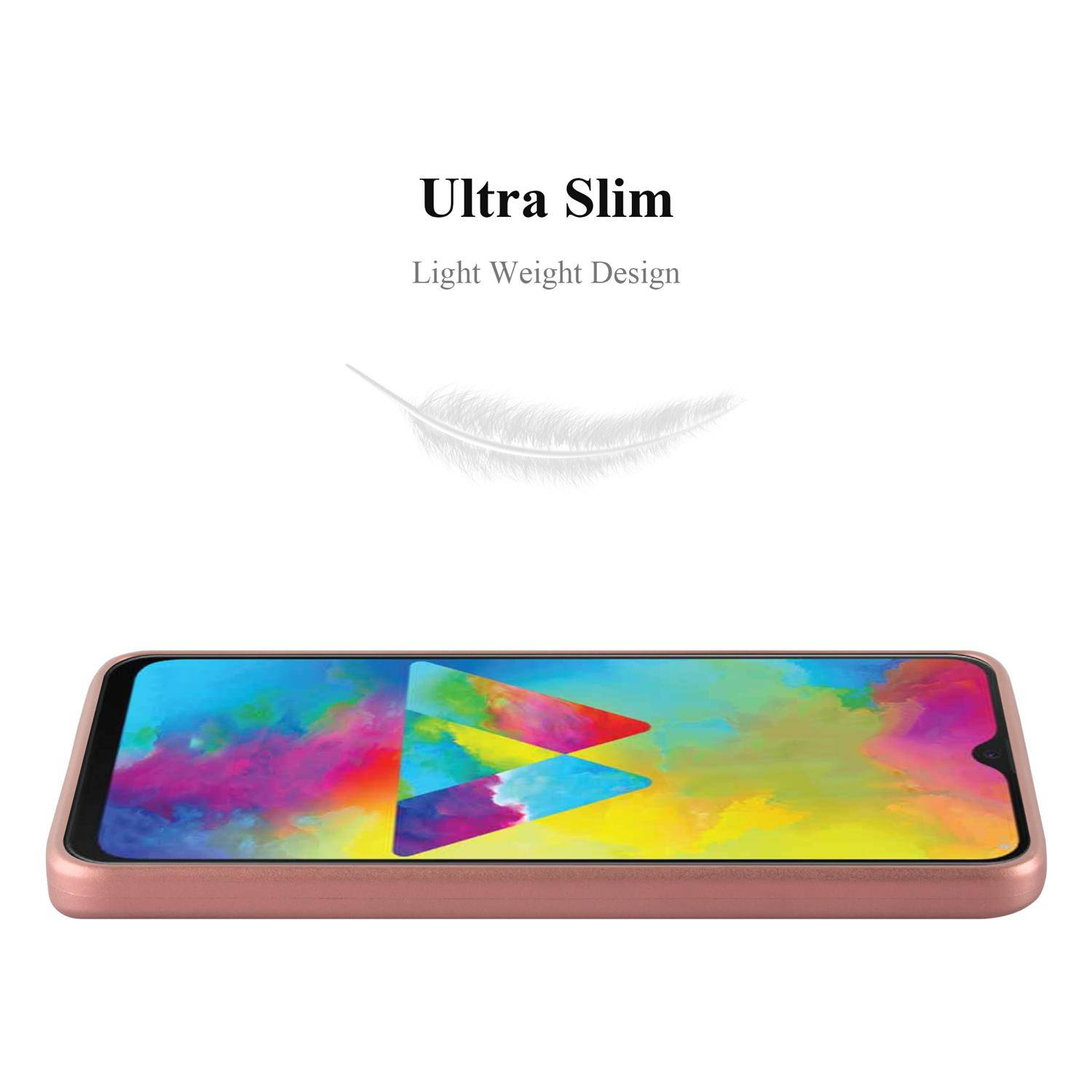 Cadorabo Schutzhülle für Samsung Galaxy M21 / M30s Hülle in Rosa Handyhülle TPU Silikon Etui Cover Case