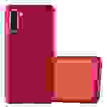 Cadorabo Schutzhülle für Samsung Galaxy NOTE 10 Hülle in Rot Handyhülle TPU Silikon Etui Cover Case