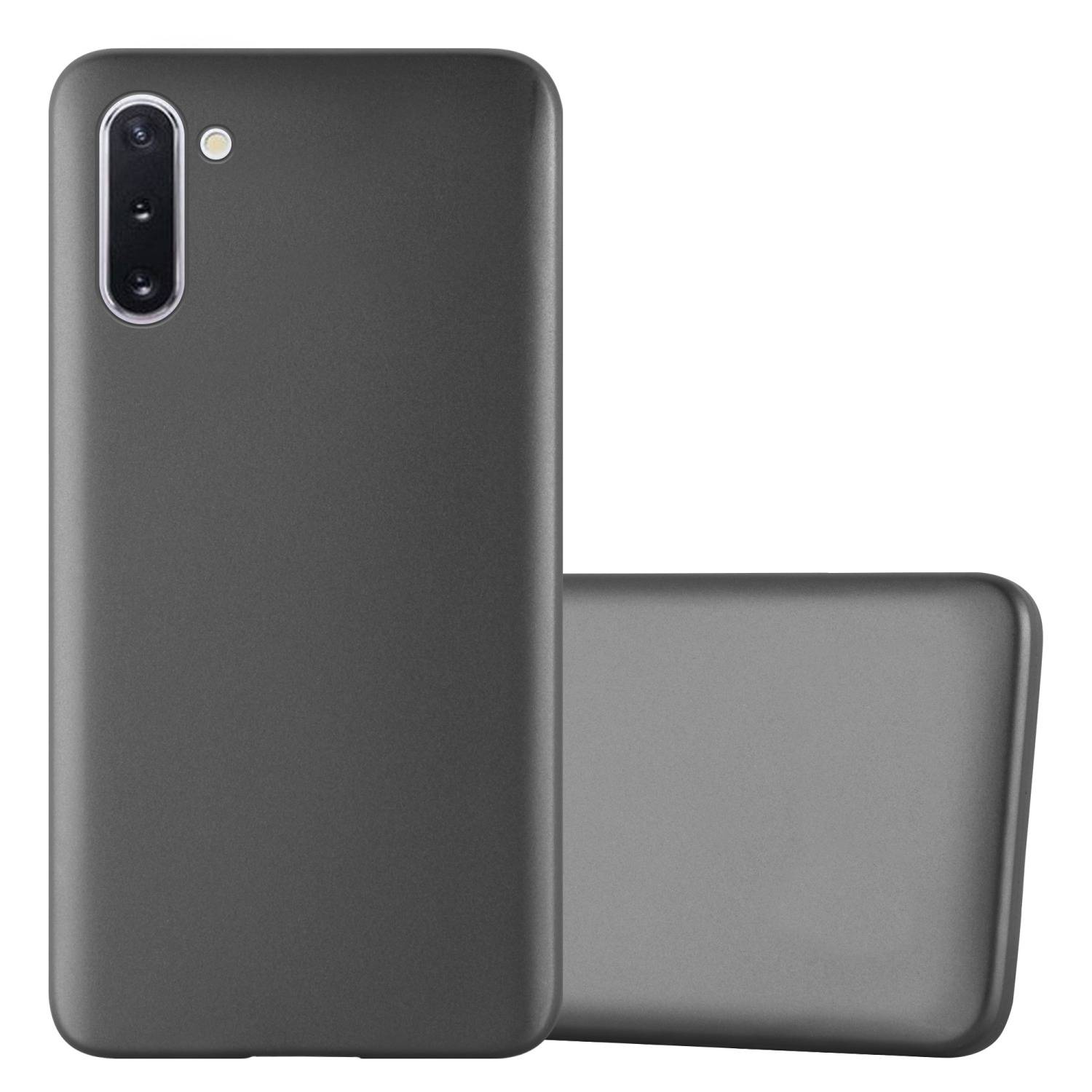 Cadorabo Schutzhülle für Samsung Galaxy NOTE 10 Hülle in Grau Handyhülle TPU Silikon Etui Cover Case