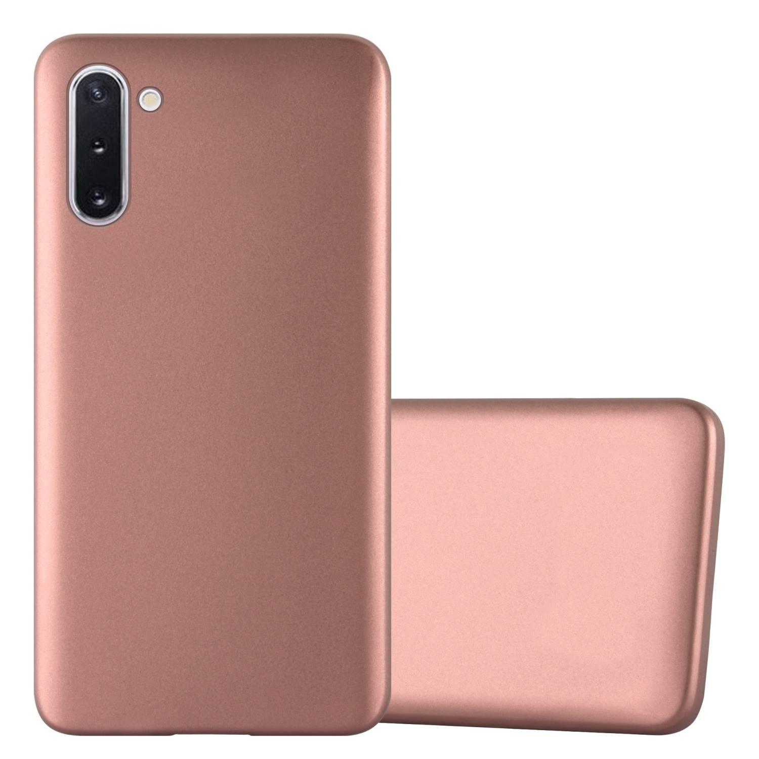 Cadorabo Schutzhülle für Samsung Galaxy NOTE 10 Hülle in Rosa Handyhülle TPU Silikon Etui Cover Case
