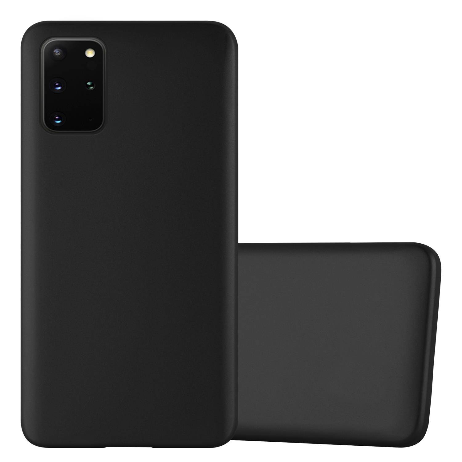 Cadorabo Schutzhülle für Samsung Galaxy S20 PLUS Hülle in Schwarz Handyhülle TPU Silikon Etui Cover Case