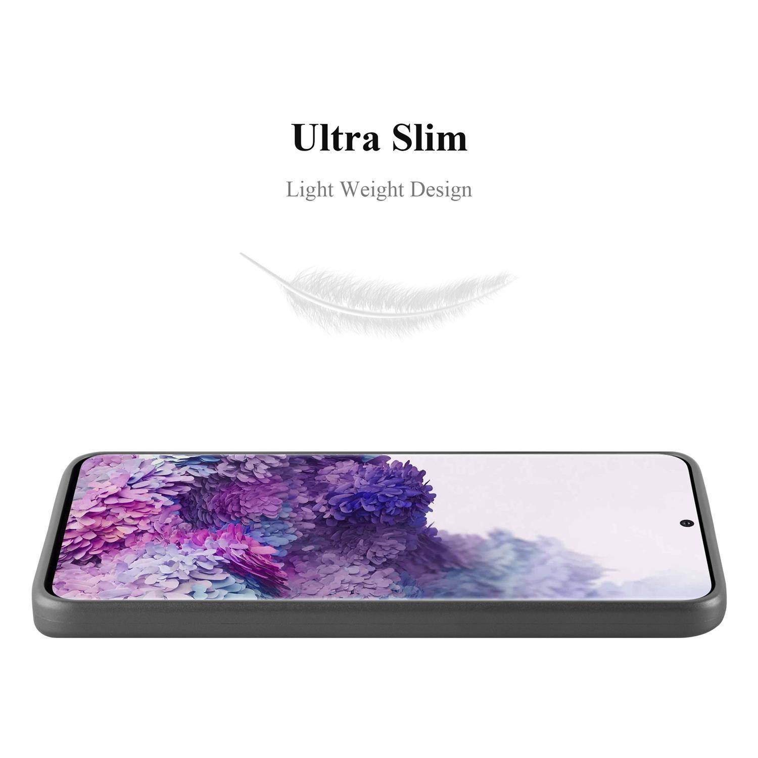 Cadorabo Schutzhülle für Samsung Galaxy S20 PLUS Hülle in Grau Handyhülle TPU Silikon Etui Cover Case