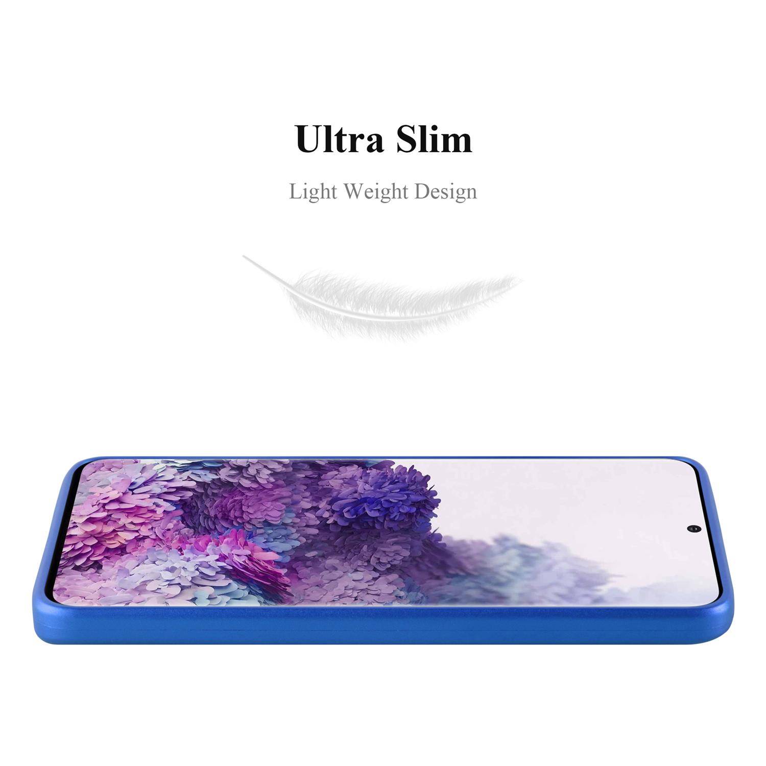 Cadorabo Schutzhülle für Samsung Galaxy S20 PLUS Hülle in Blau Handyhülle TPU Silikon Etui Cover Case