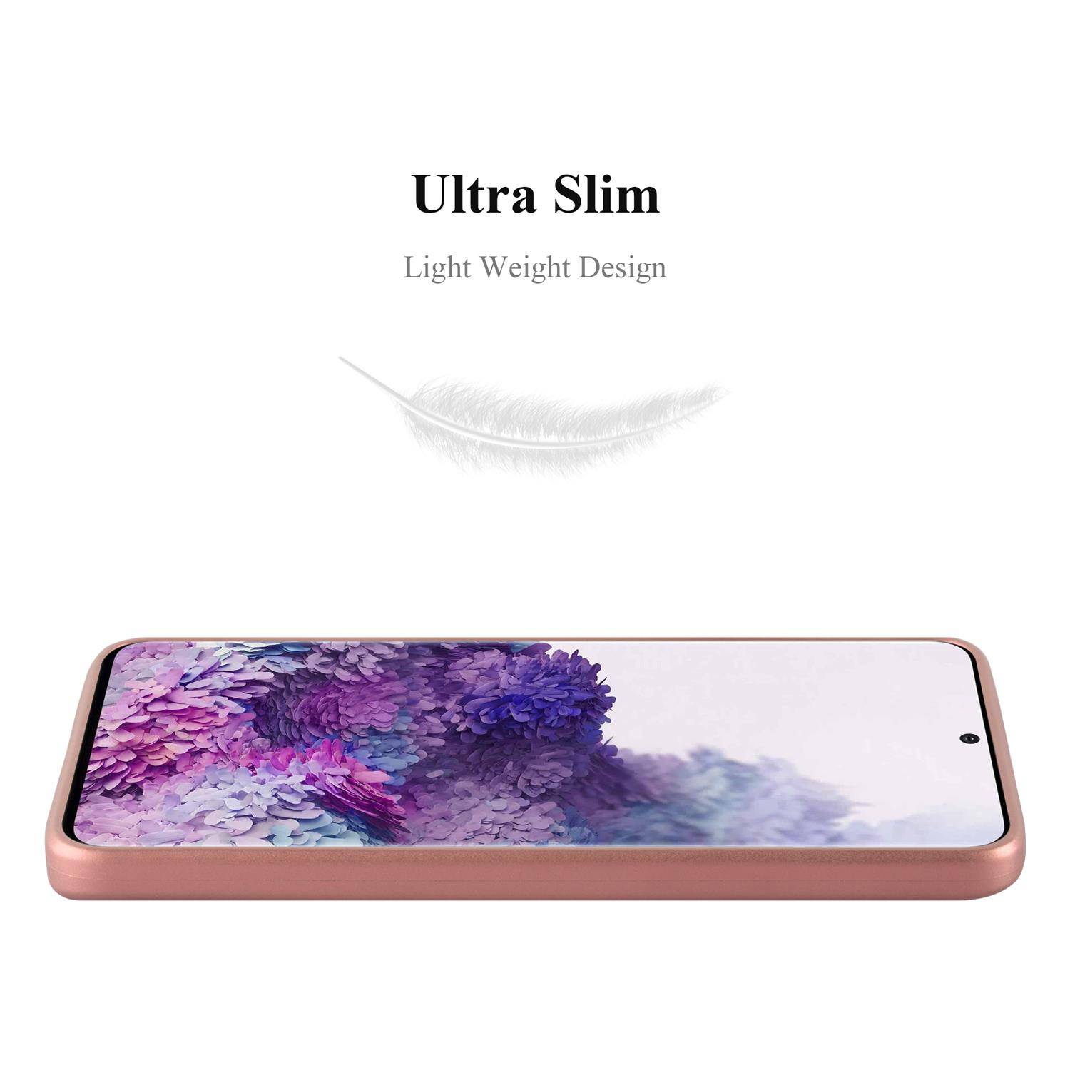 Cadorabo Schutzhülle für Samsung Galaxy S20 PLUS Hülle in Rosa Handyhülle TPU Silikon Etui Cover Case