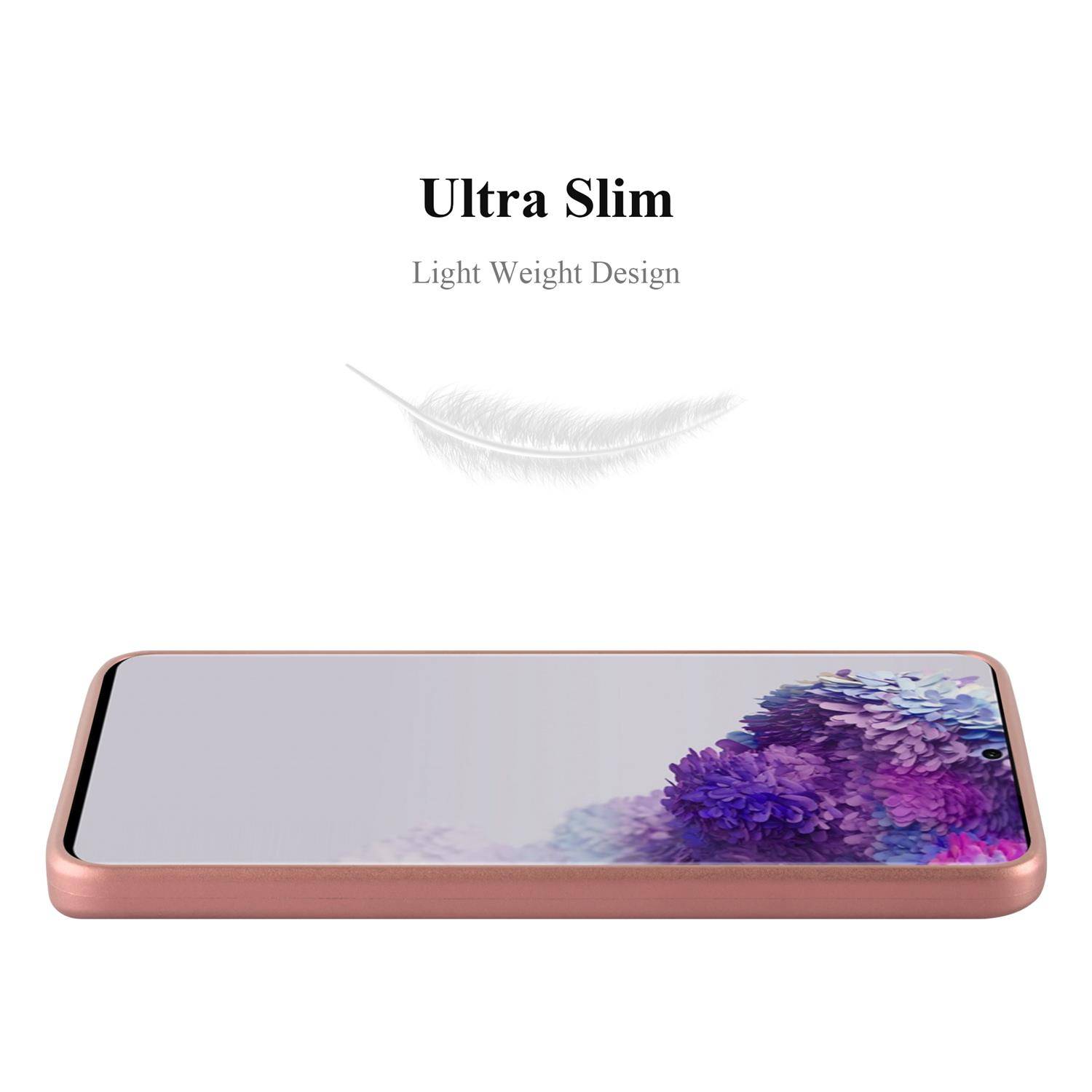 Cadorabo Schutzhülle für Samsung Galaxy S20 ULTRA Hülle in Rosa Handyhülle TPU Silikon Etui Cover Case