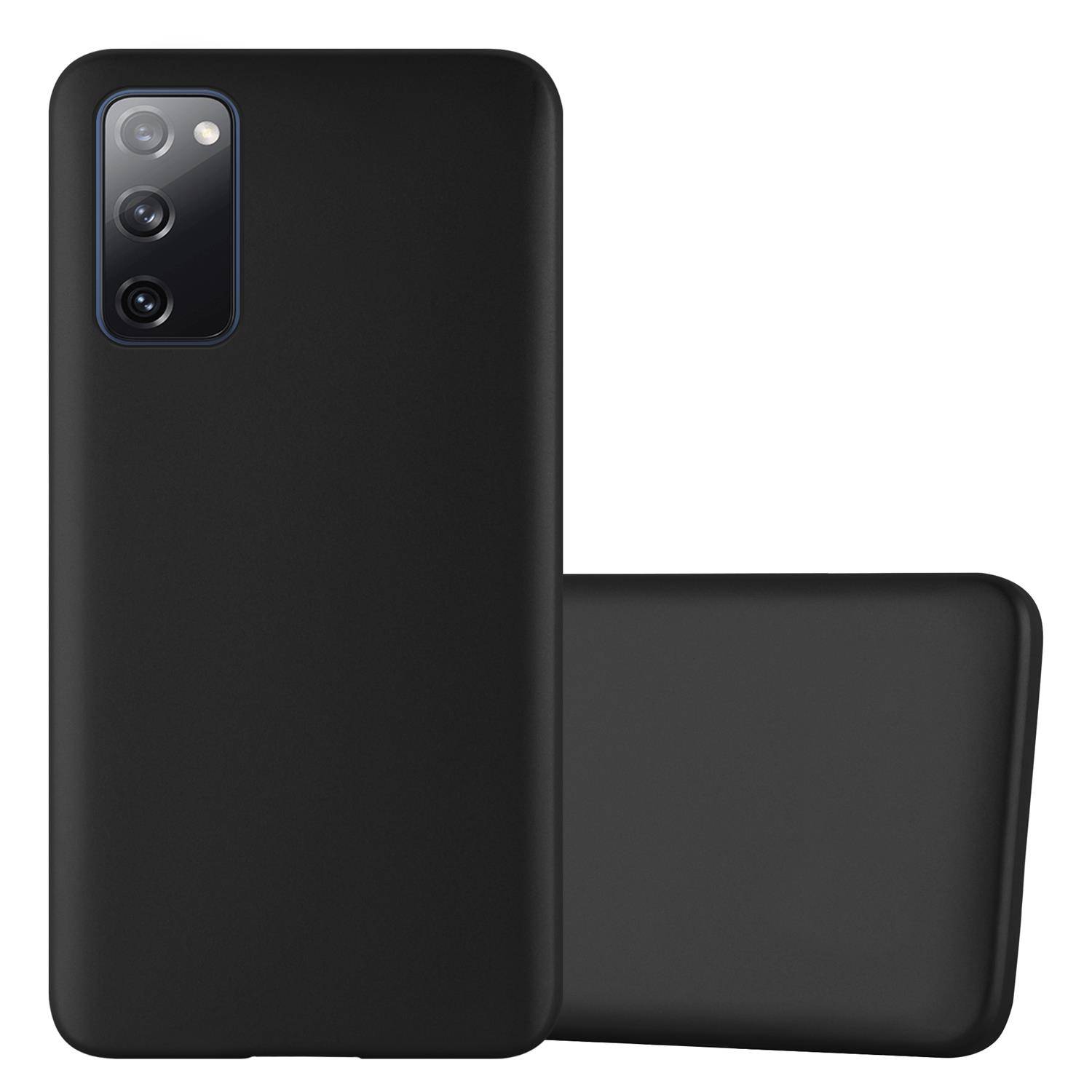Cadorabo Schutzhülle für Samsung Galaxy S20 FE Hülle in Schwarz Handyhülle TPU Silikon Etui Cover Case