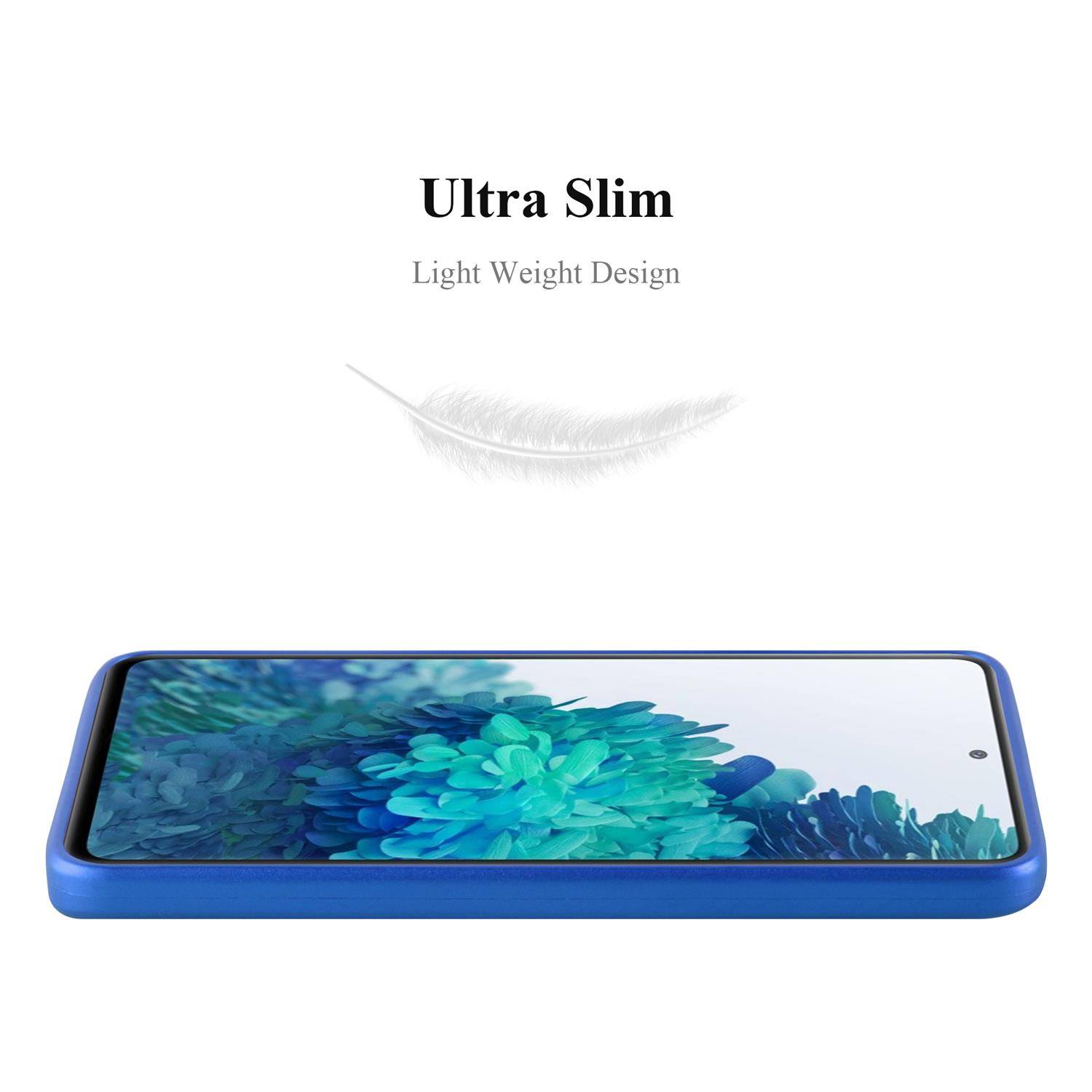 Cadorabo Schutzhülle für Samsung Galaxy S20 FE Hülle in Blau Handyhülle TPU Silikon Etui Cover Case
