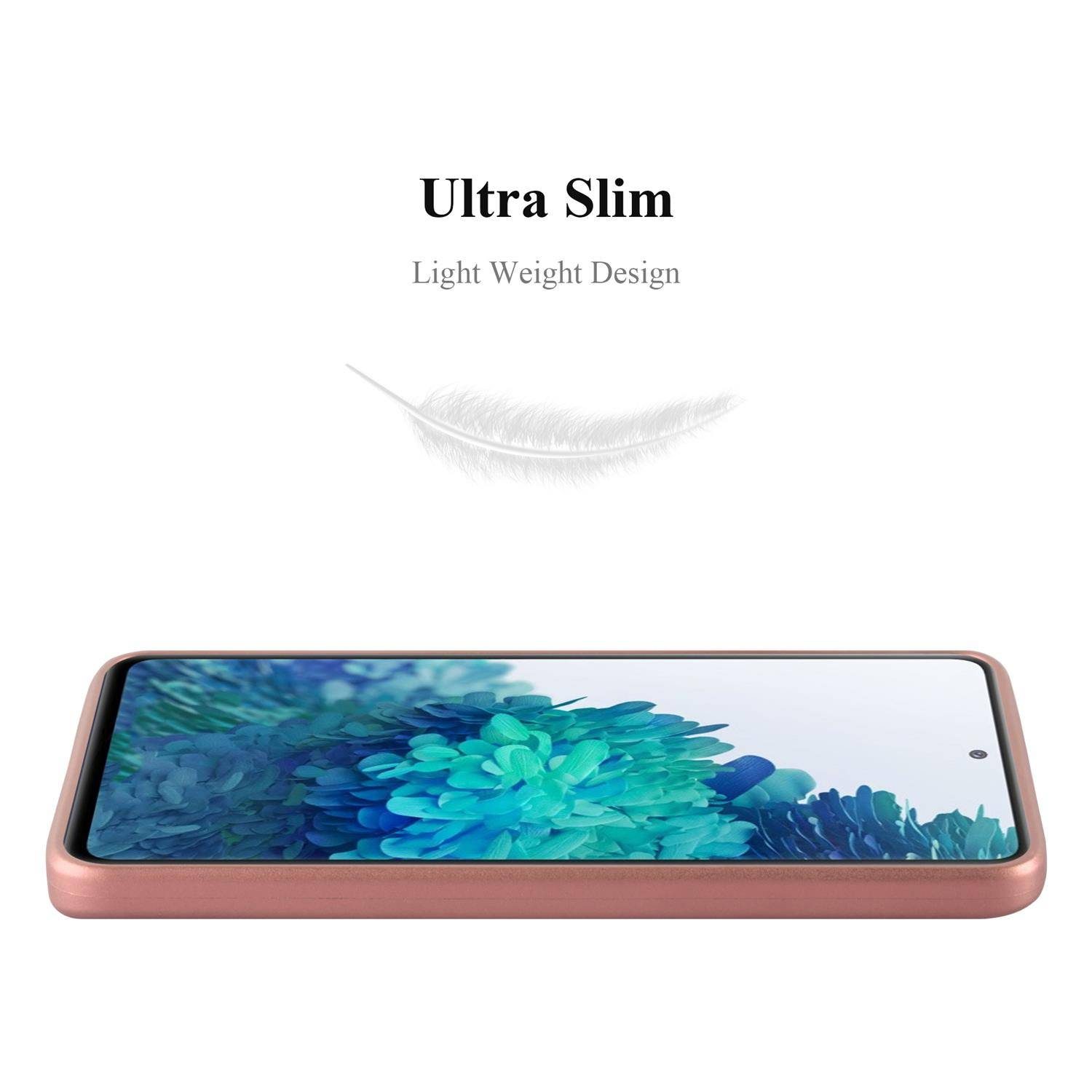 Cadorabo Schutzhülle für Samsung Galaxy S20 FE Hülle in Rosa Handyhülle TPU Silikon Etui Cover Case