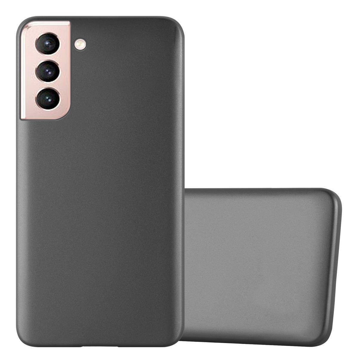 Cadorabo Schutzhülle für Samsung Galaxy S21 5G Hülle in Grau Handyhülle TPU Silikon Etui Cover Case