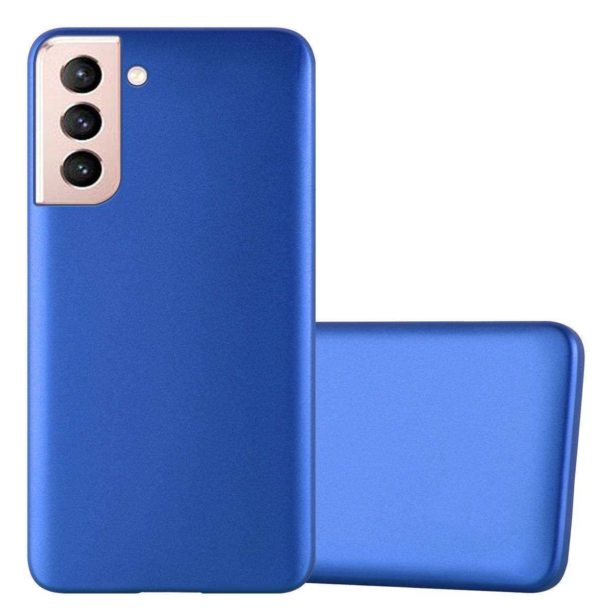Cadorabo Schutzhülle für Samsung Galaxy S21 5G Hülle in Blau Handyhülle TPU Silikon Etui Cover Case
