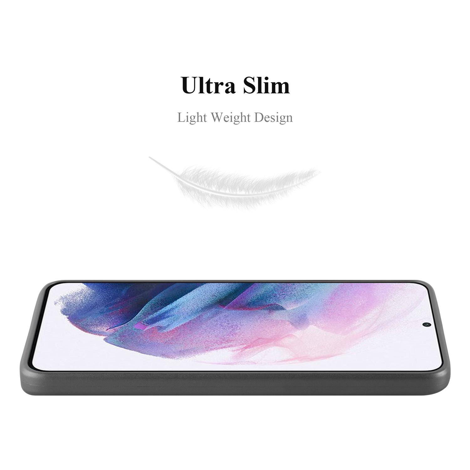 Cadorabo Schutzhülle für Samsung Galaxy S21 PLUS Hülle in Grau Handyhülle TPU Silikon Etui Cover Case