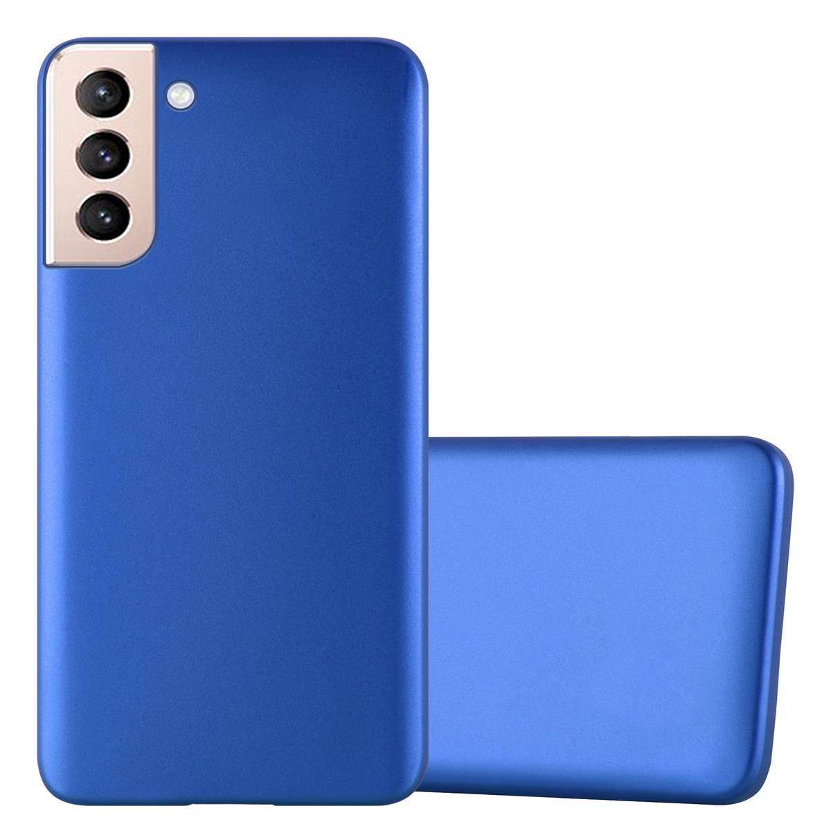Cadorabo Schutzhülle für Samsung Galaxy S21 PLUS Hülle in Blau Handyhülle TPU Silikon Etui Cover Case